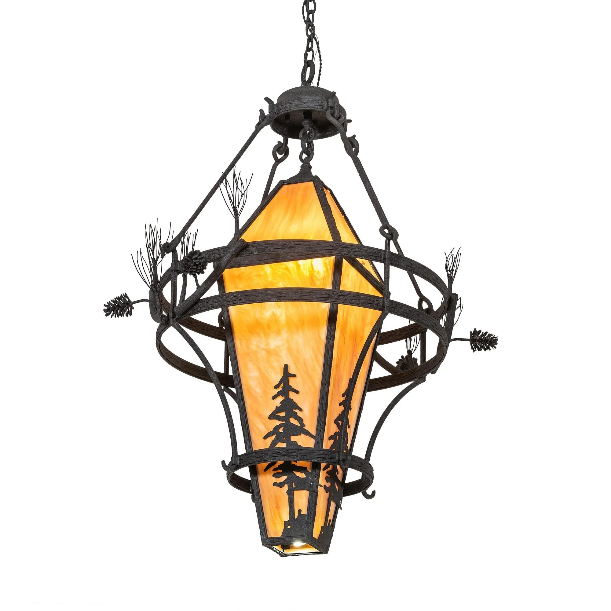 Meyda Lighting Lone Pine 36 Inch Led Large Pendant Cp780020 - Image 2