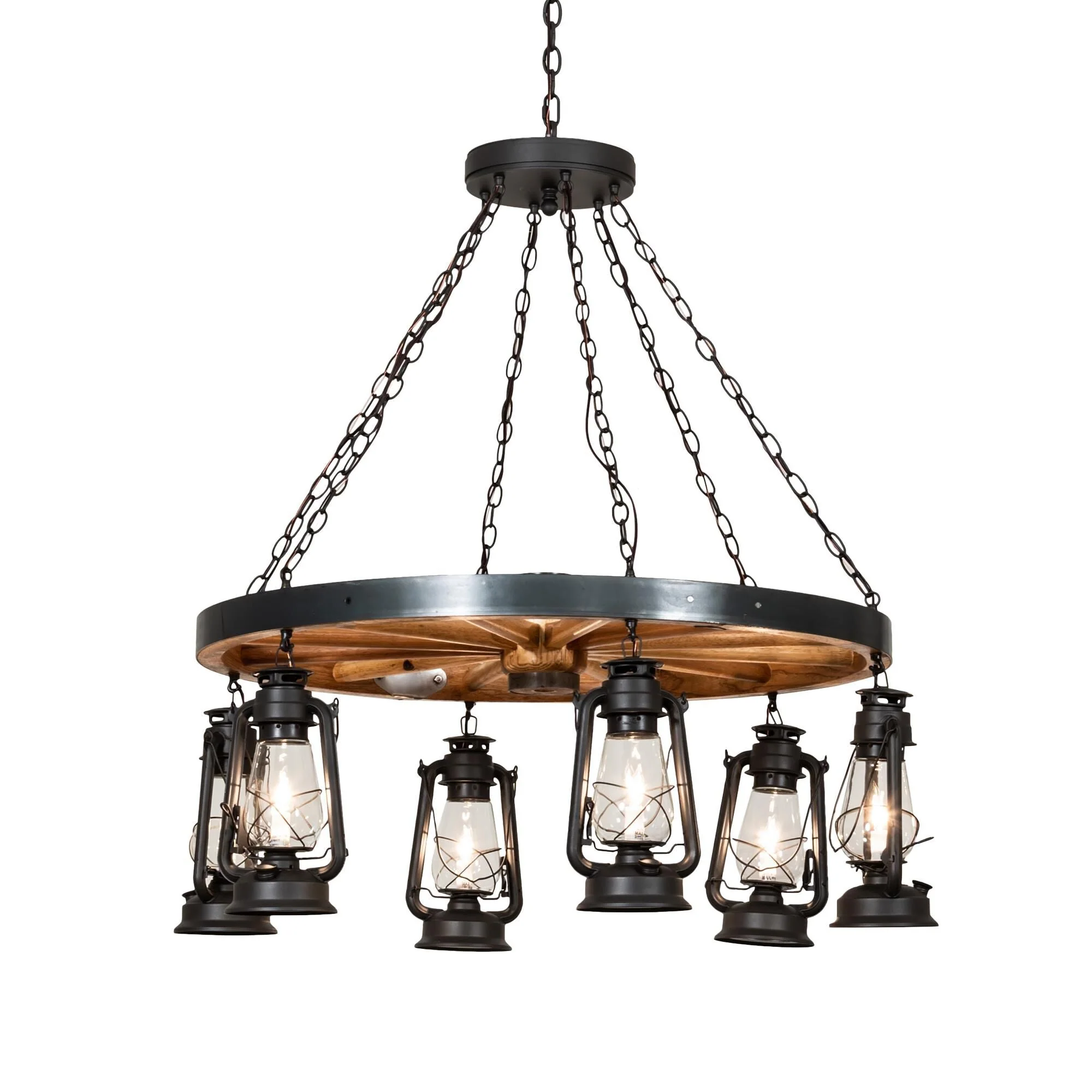 Meyda Lighting Miners Lantern 40 Inch 6 Light Chandelier Cp779804 - Image 1