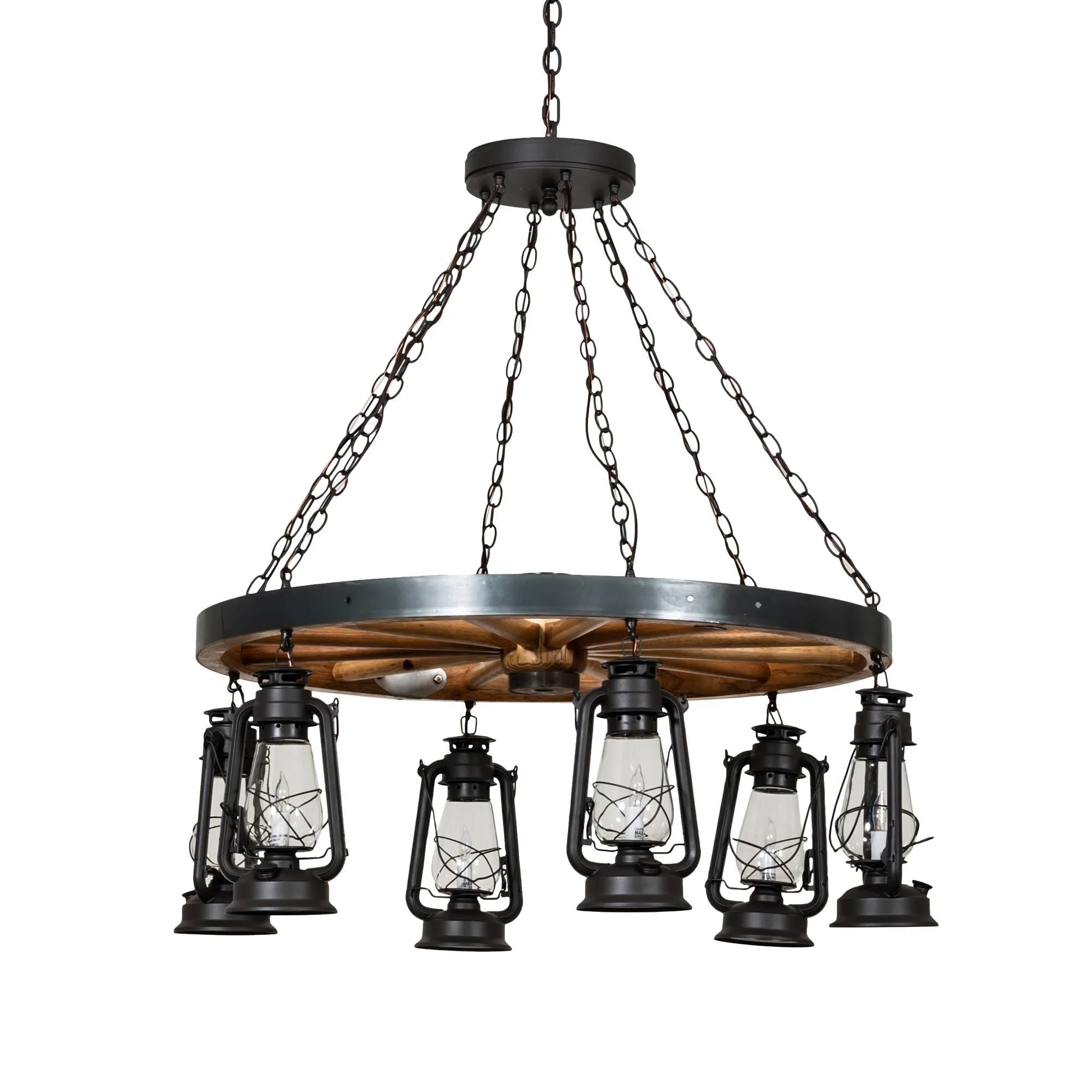 Meyda Lighting Miners Lantern 40 Inch 6 Light Chandelier Cp779804 - Image 2