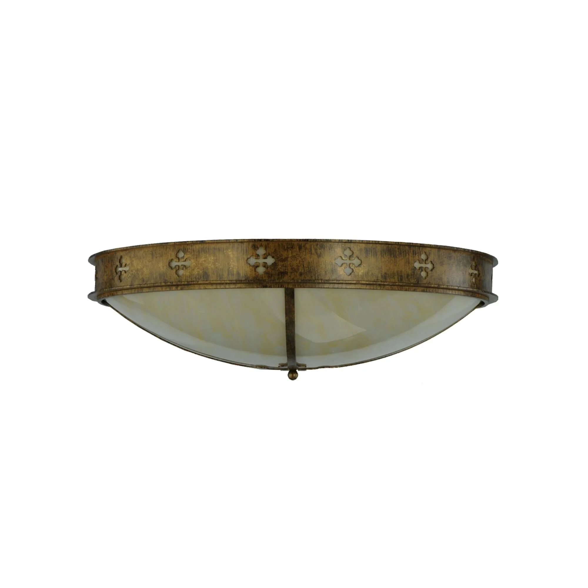Meyda Lighting Byzantine 36 Inch 4 Light Led Flush Mount Cp779912 - Image 2