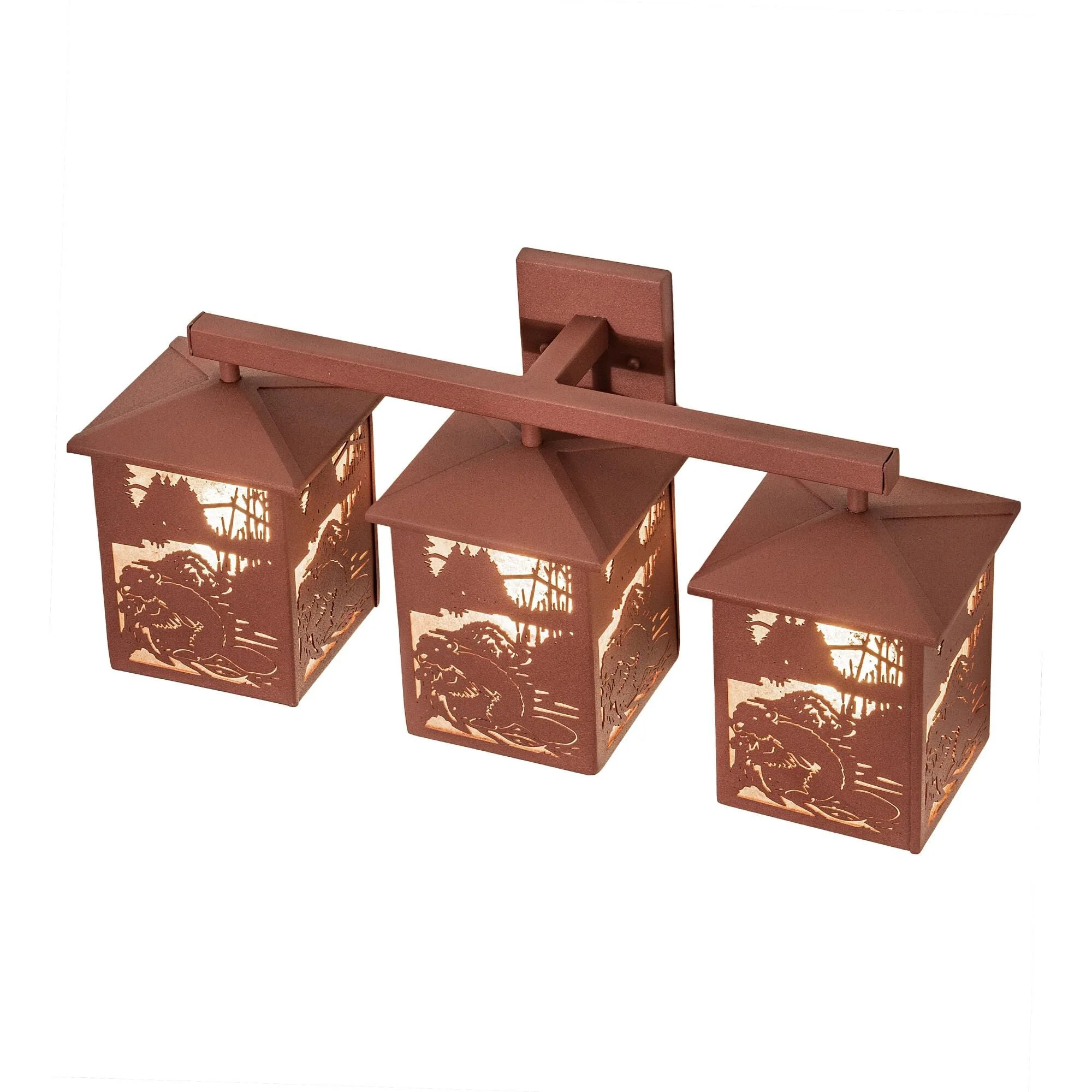 Meyda Lighting Beaver At Work 27 Inch 3 Light Led Bath Vanity Light Cp779744 - Image 3