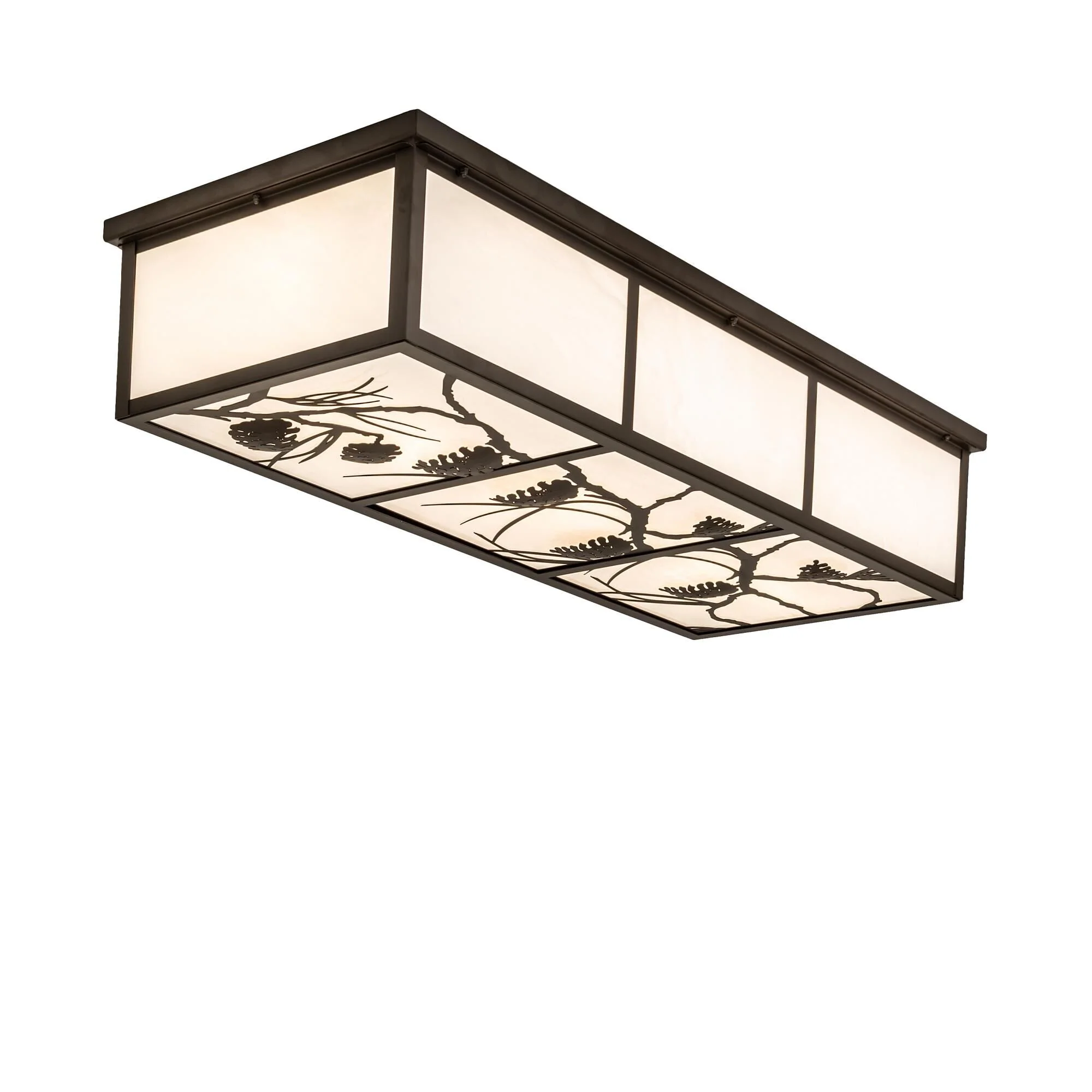 Meyda Lighting Mountain Pine 50 Inch 6 Light Flush Mount Cp779910 - Image 1
