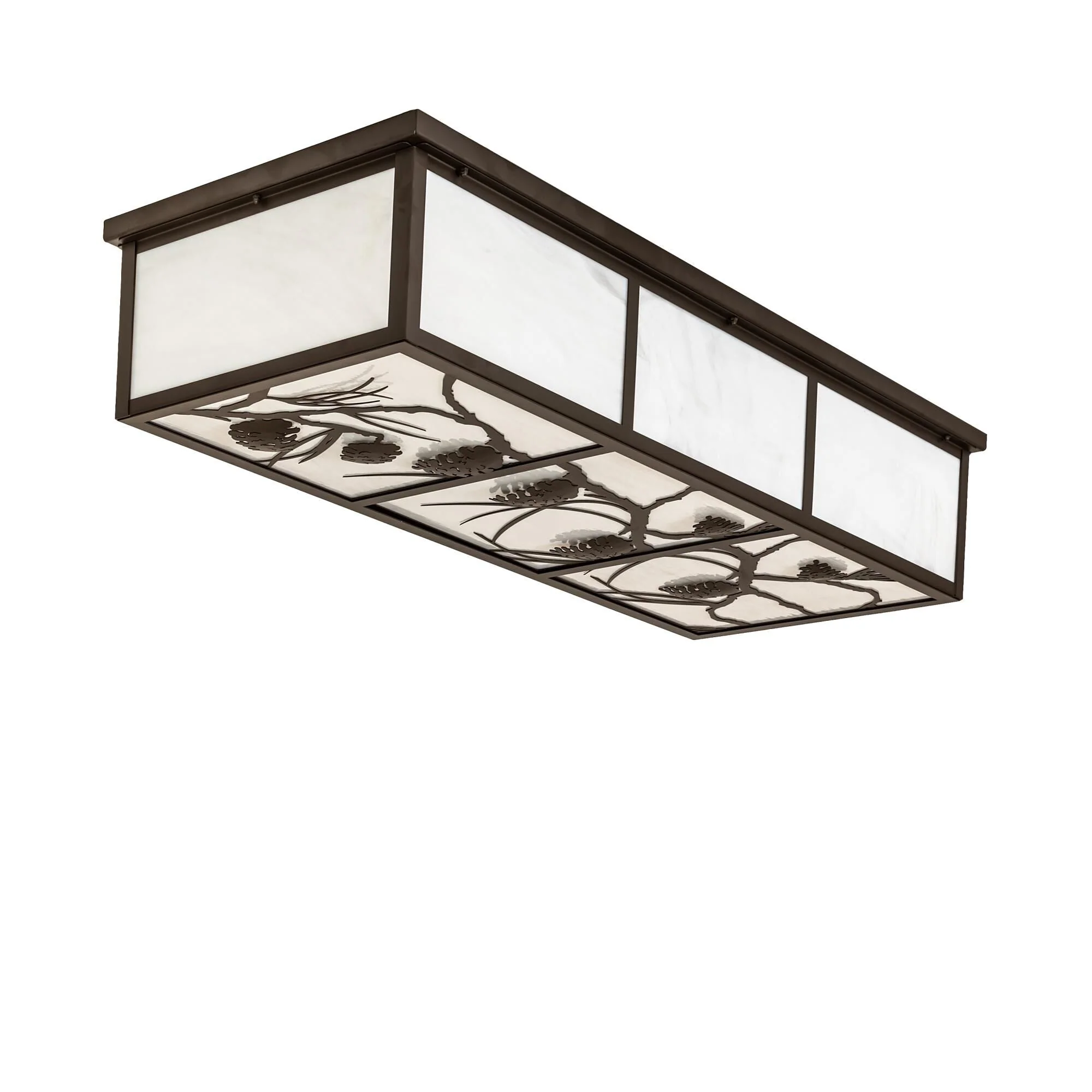 Meyda Lighting Mountain Pine 50 Inch 6 Light Flush Mount Cp779910 - Image 2