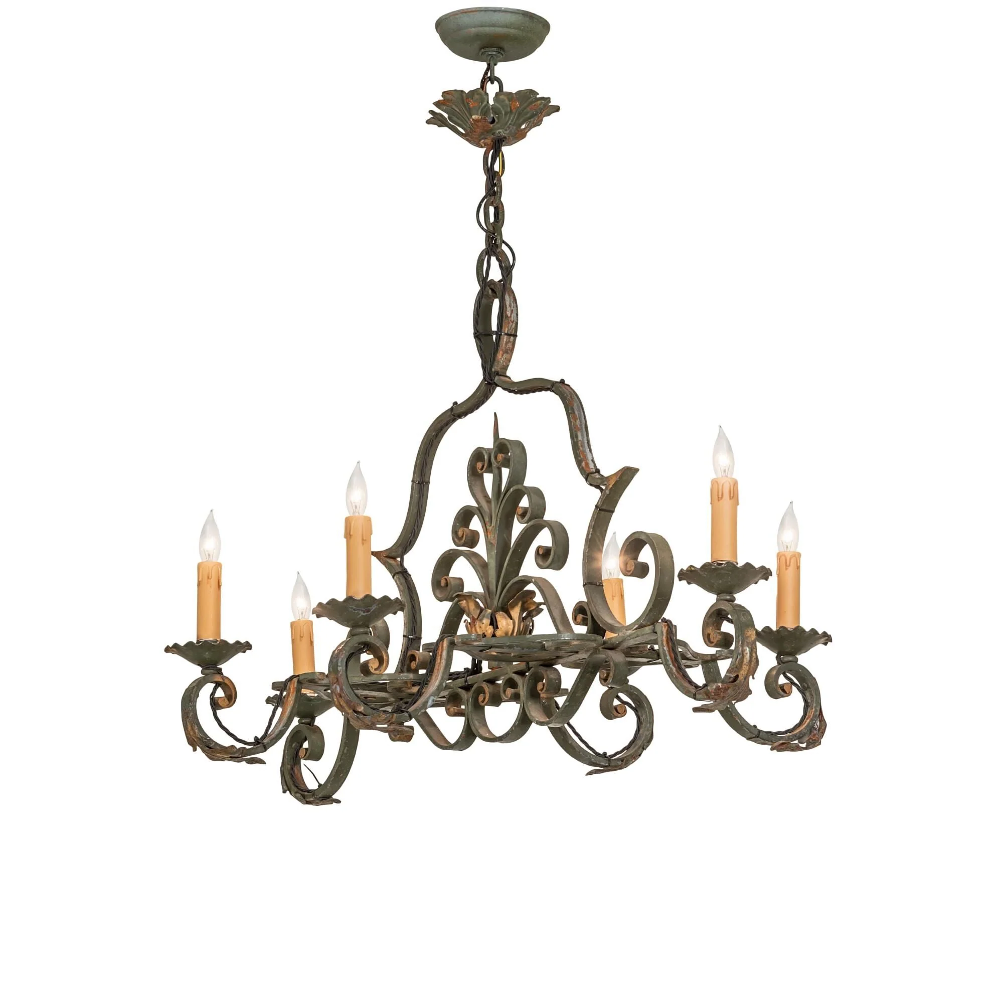 Meyda Lighting Rosalie 36 Inch 6 Light Chandelier Cp779781 - Image 1