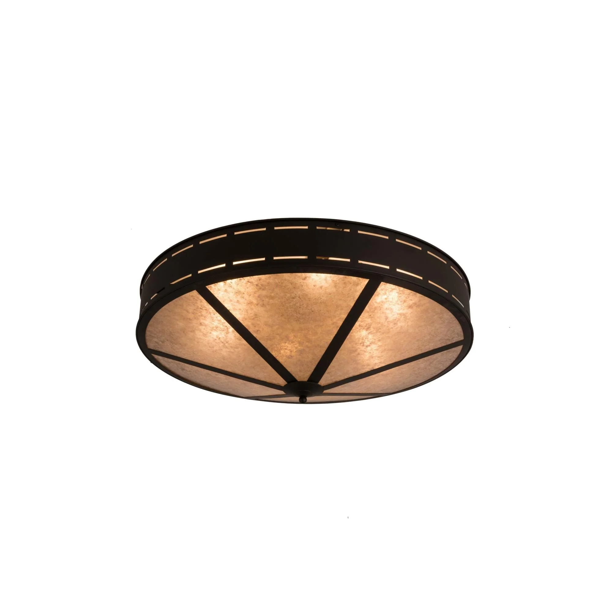 Meyda Lighting Craftsman 42 Inch 6 Light Flush Mount Cp779922 - Image 1
