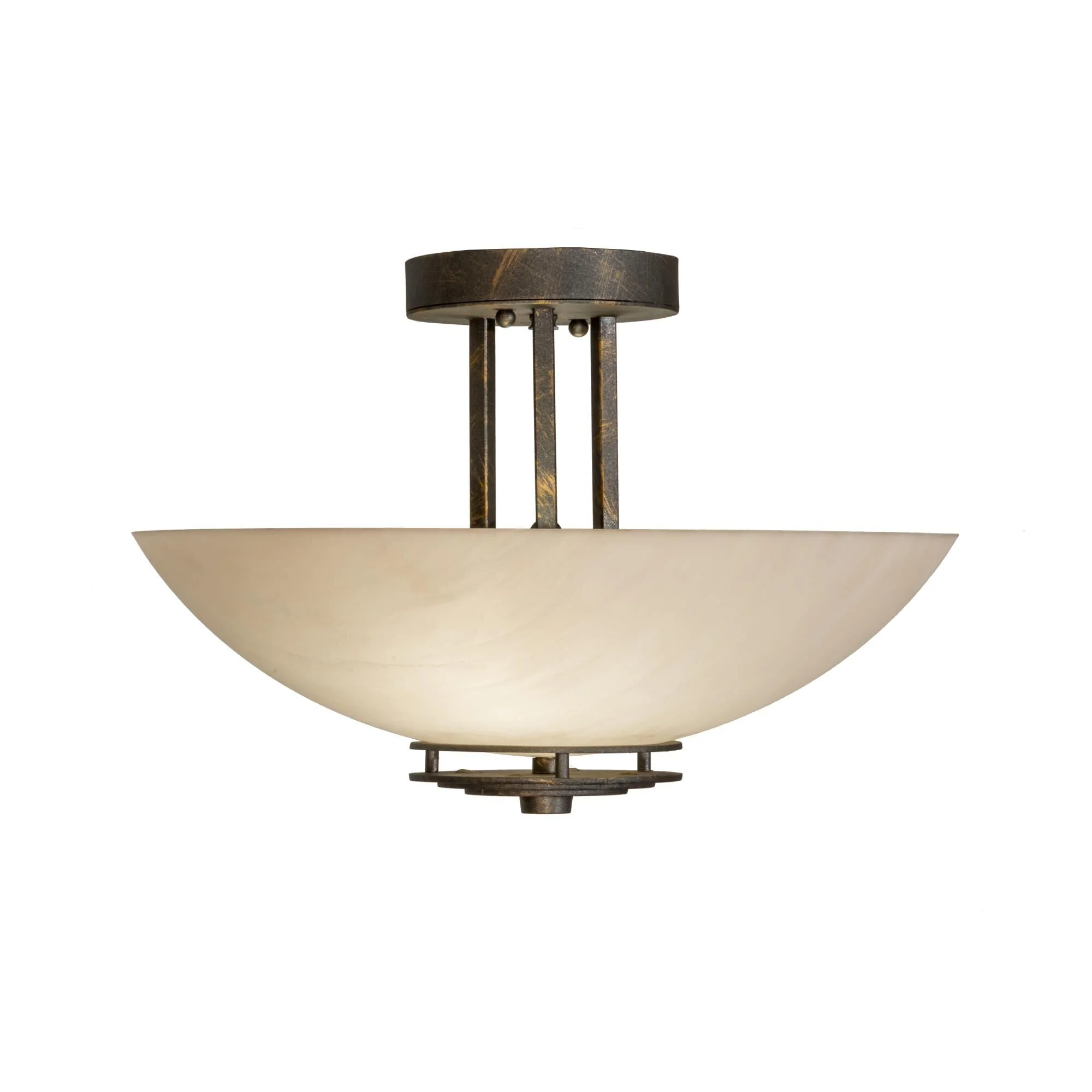 Meyda Lighting Thurston 15 Inch 2 Light Semi Flush Mount Cp780133 - Image 3