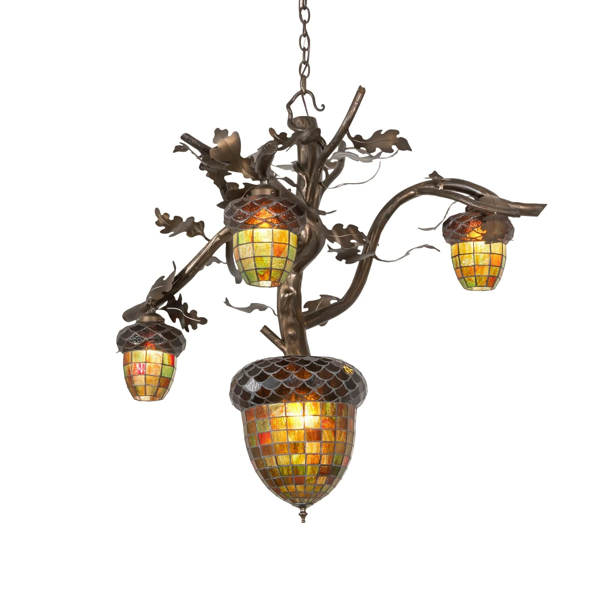 Meyda Lighting Acorn Branch 48 Inch Chandelier Cp779802 - Image 1