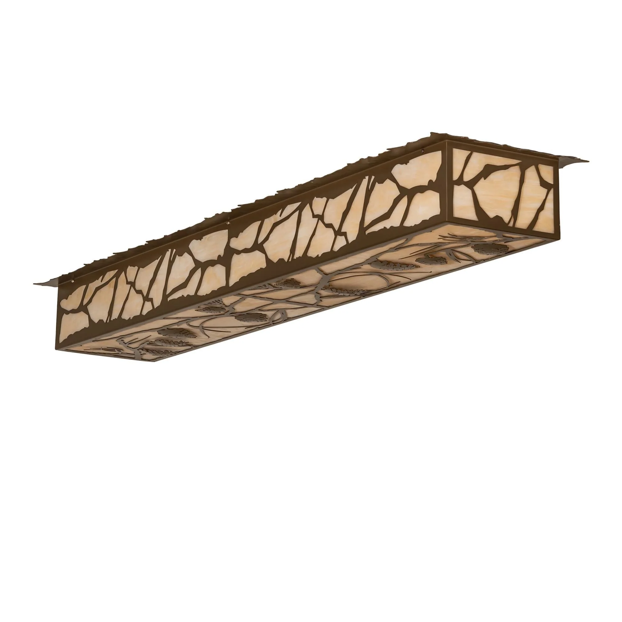 Meyda Lighting Whispering Pines 62 Inch 6 Light Flush Mount Cp779887 - Image 2