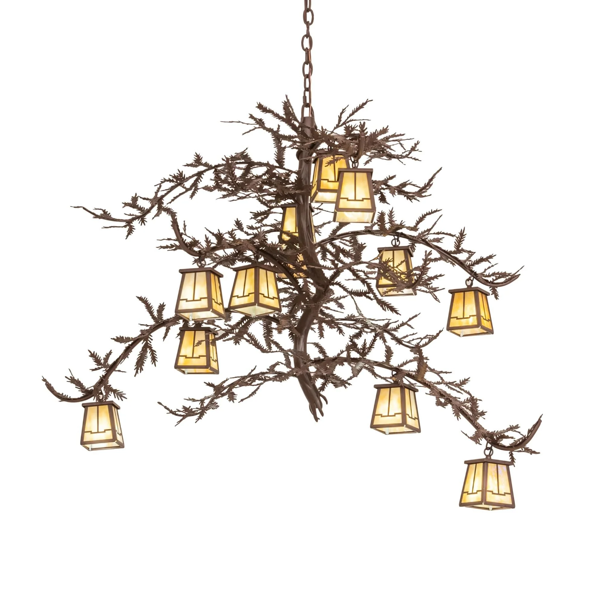 Meyda Lighting Pine Branch 48 Inch 12 Light Led Chandelier Cp779796 - Image 1