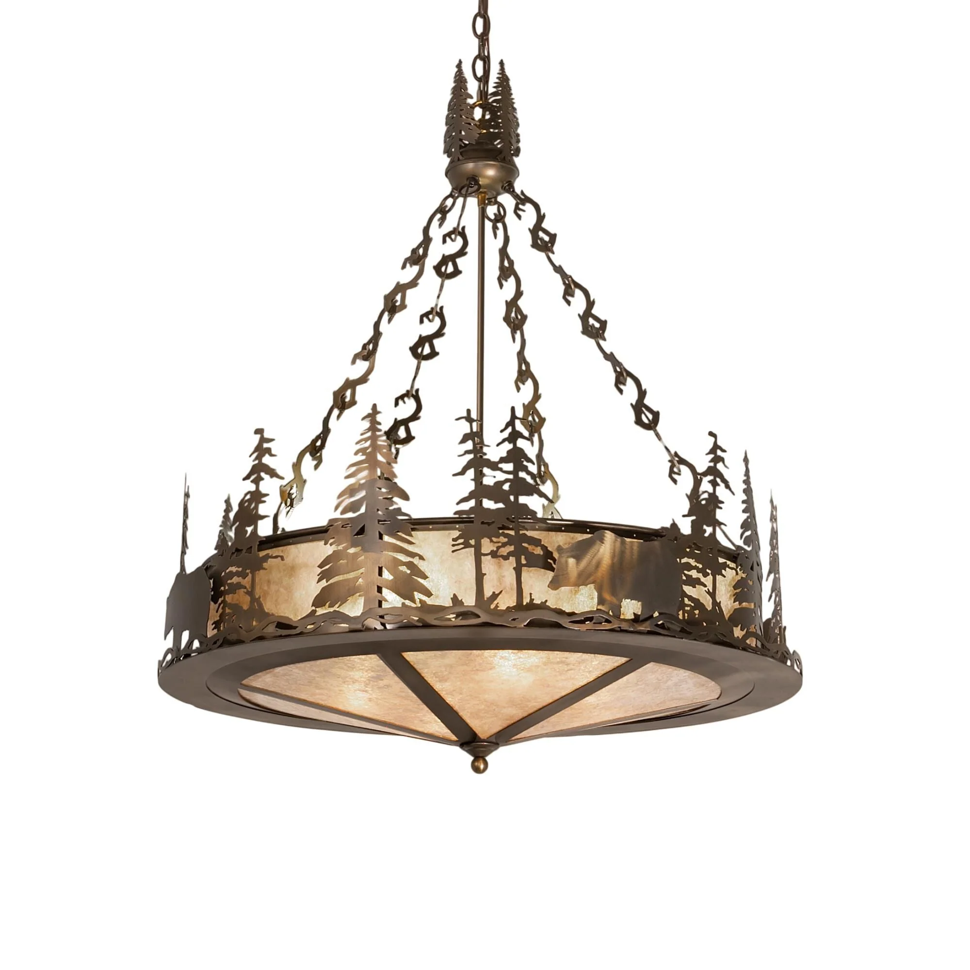 Meyda Lighting Bear At Lake 24 Inch Large Pendant Cp780008 - Image 2
