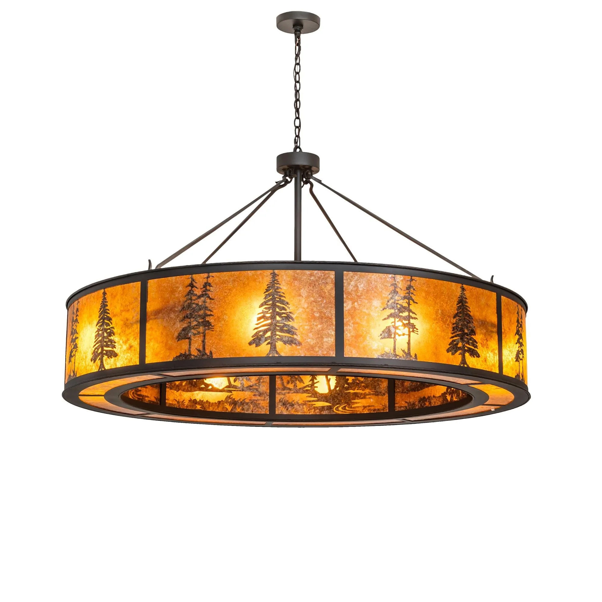 Meyda Lighting Tall Pines 62 Inch Large Pendant Cp780007 - Image 1