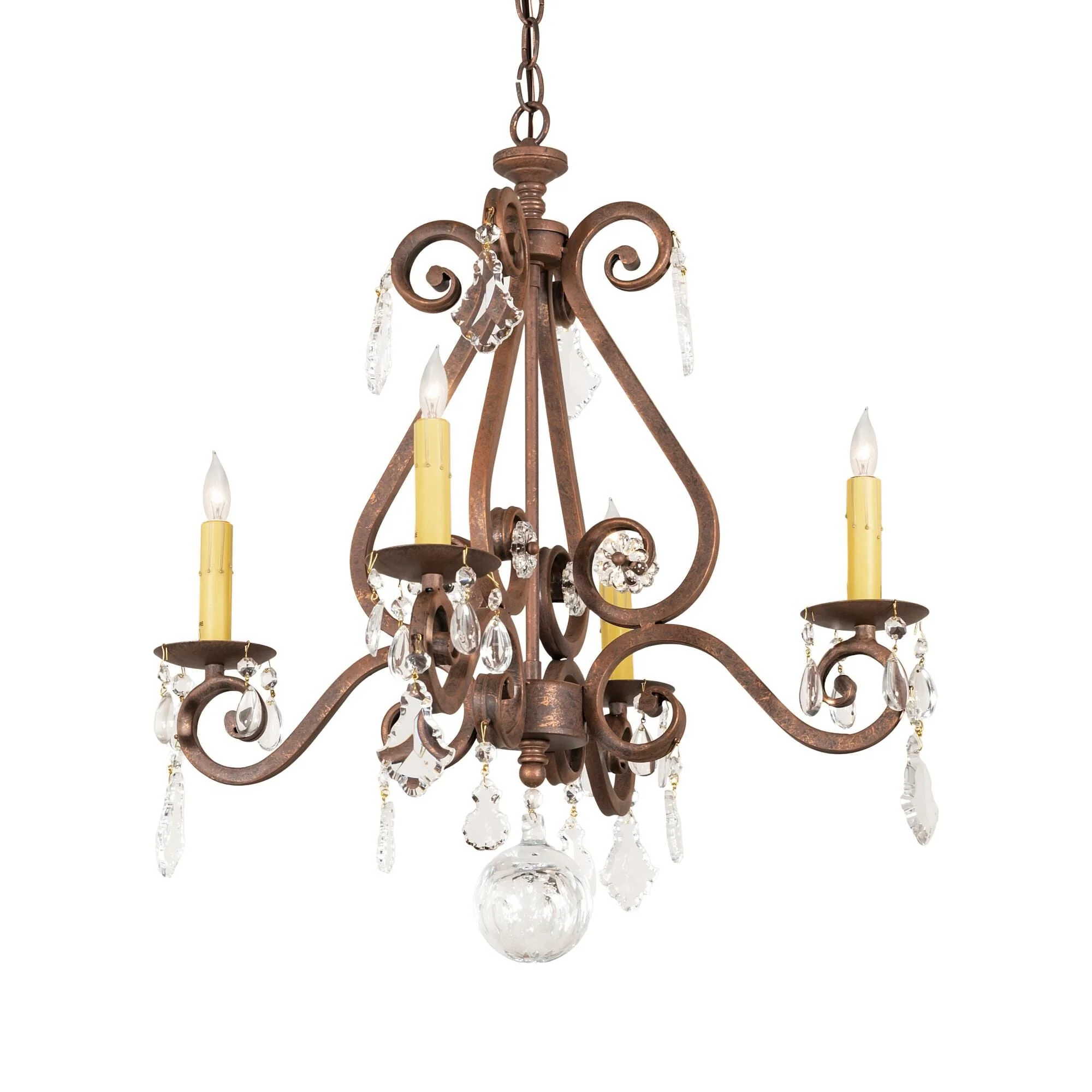 Meyda Lighting Adrianna 22 Inch 4 Light Mini Chandelier Cp780061 - Image 1
