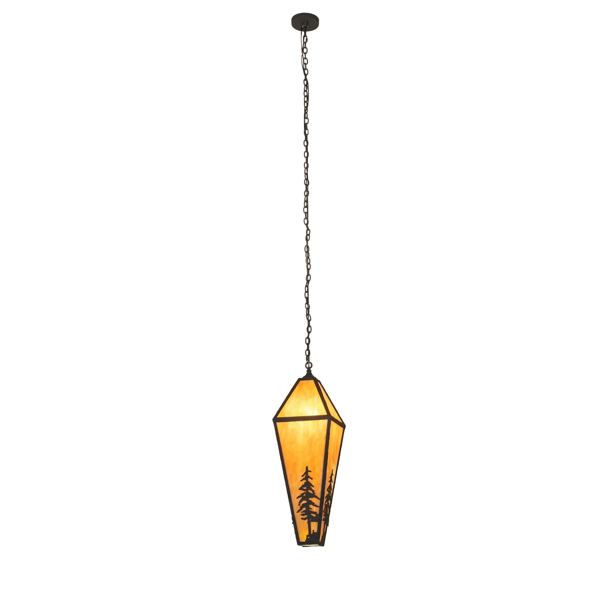 Meyda Lighting Lone Pine 17 Inch Led Large Pendant Cp780011 - Image 1