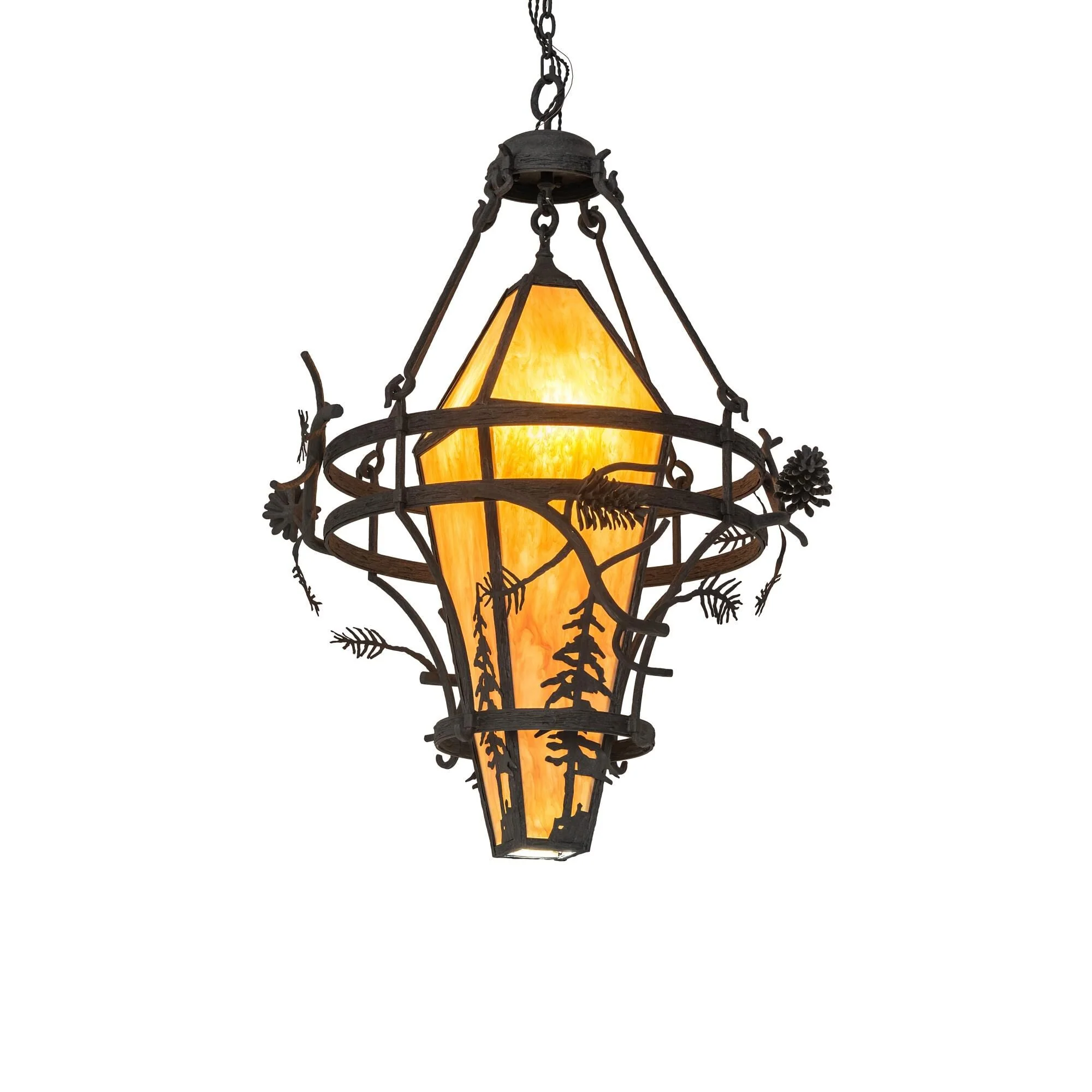Meyda Lighting Lone Pine 36 Inch Led Large Pendant Cp780020 - Image 1