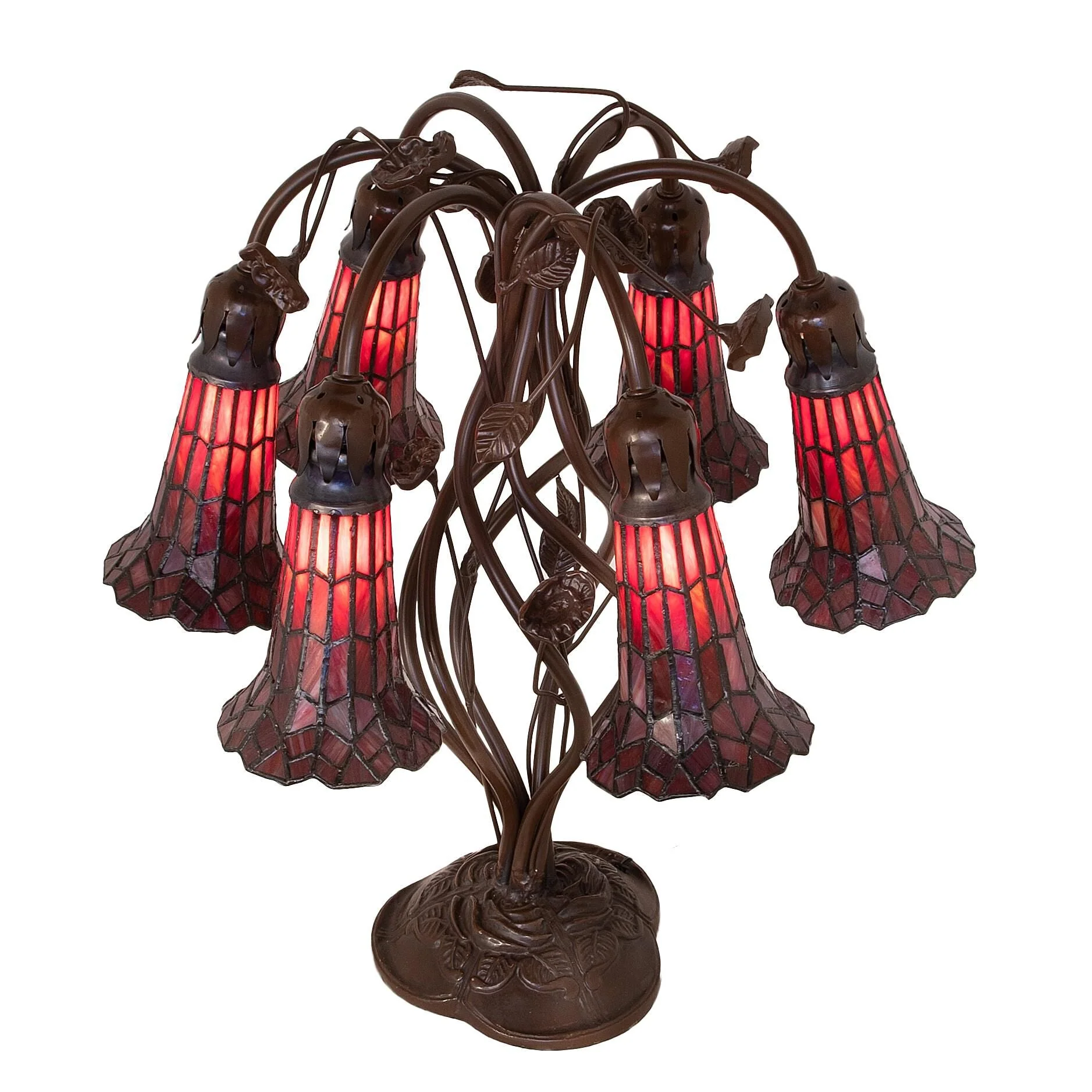 Meyda Lighting Stained Glass Pond Lily 18 Inch Table Lamp Cp780179 - Image 3