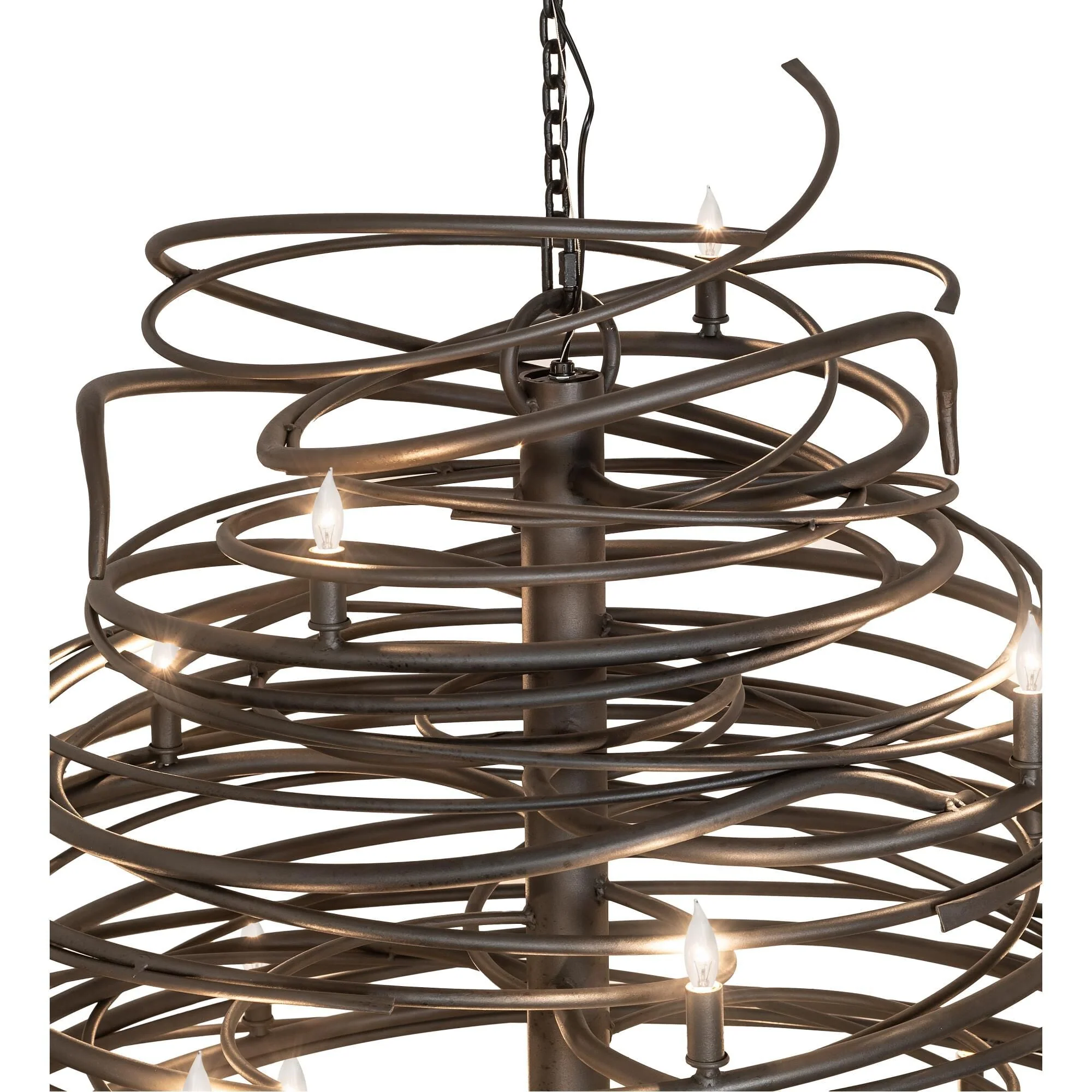 Meyda Lighting Cyclone 64 Inch 36 Light Led Chandelier Cp779843 - Image 3