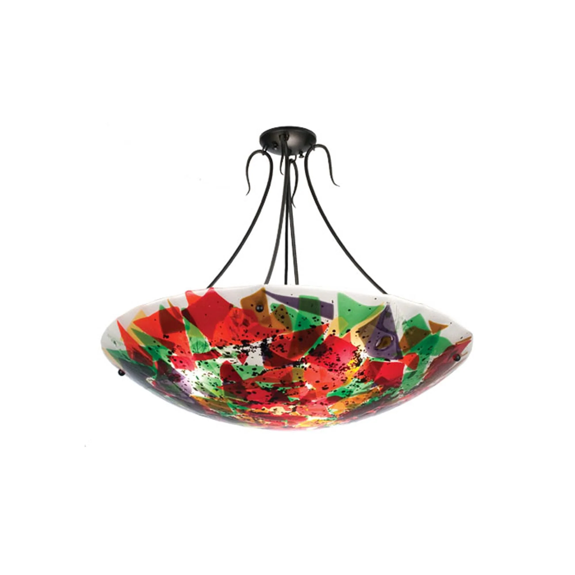 Meyda Lighting Colorito 30 Inch 3 Light Semi Flush Mount Cp41256 - Image 1