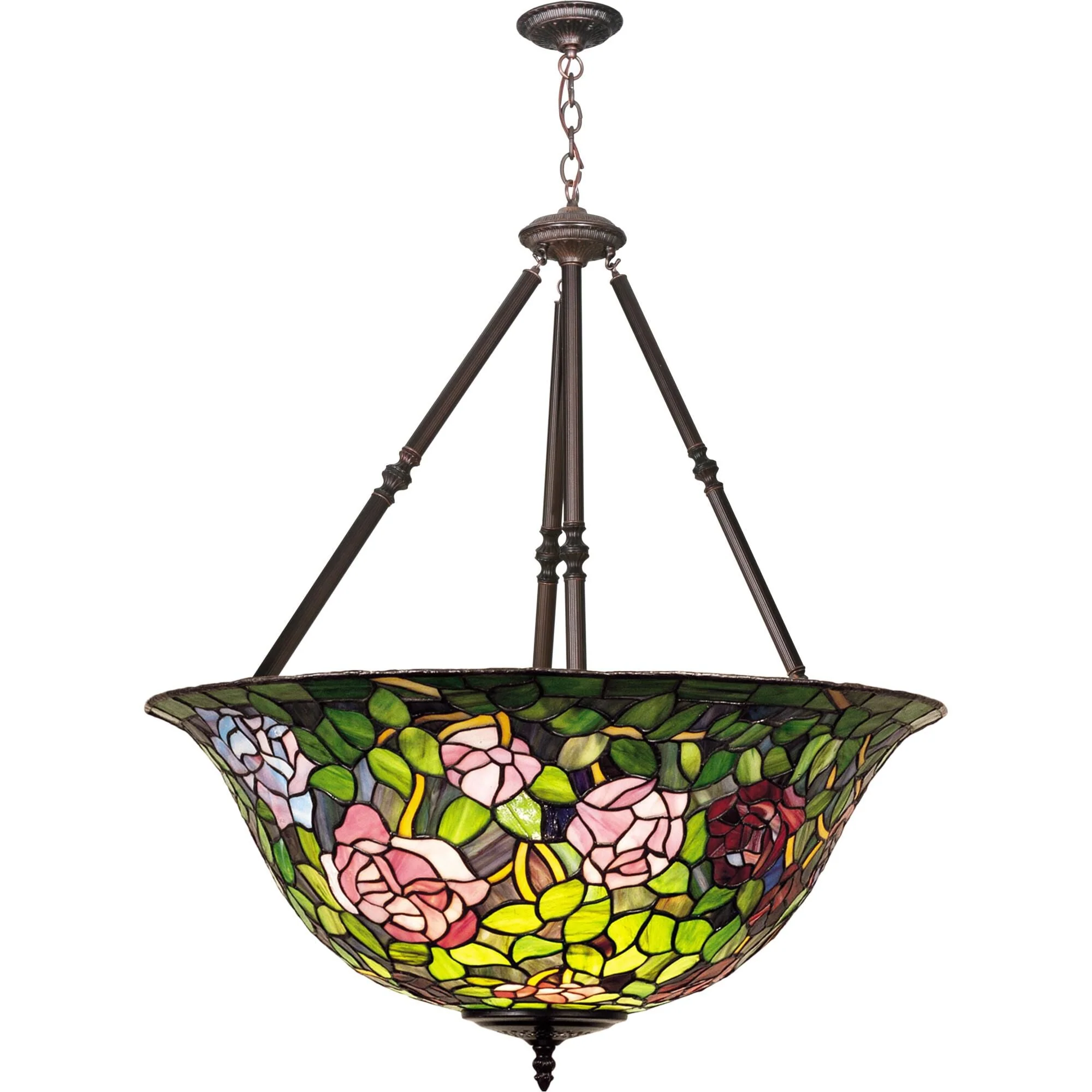 Meyda Lighting Tiffany Rosebush 38 Inch Large Pendant Cp41442 - Image 1