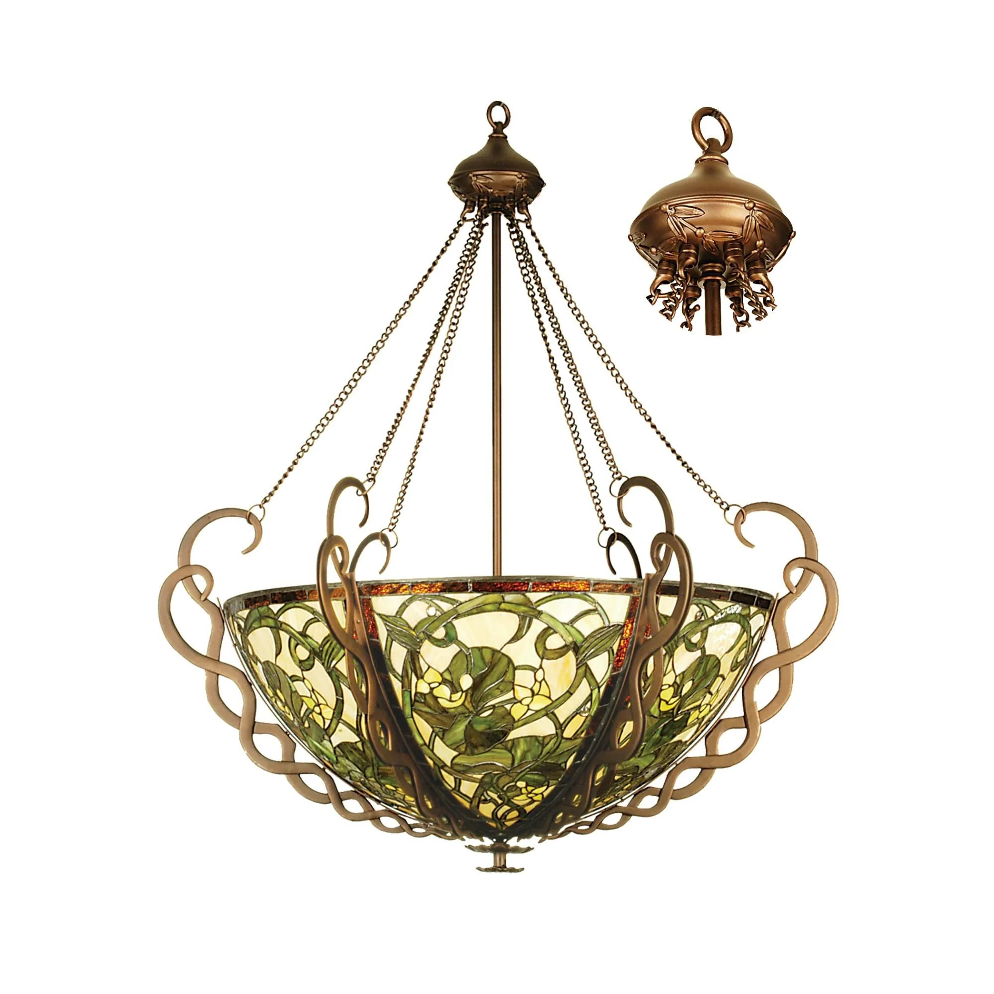 Meyda Lighting Dutchmans Pipe 36 Inch Large Pendant Cp42030 - Image 1
