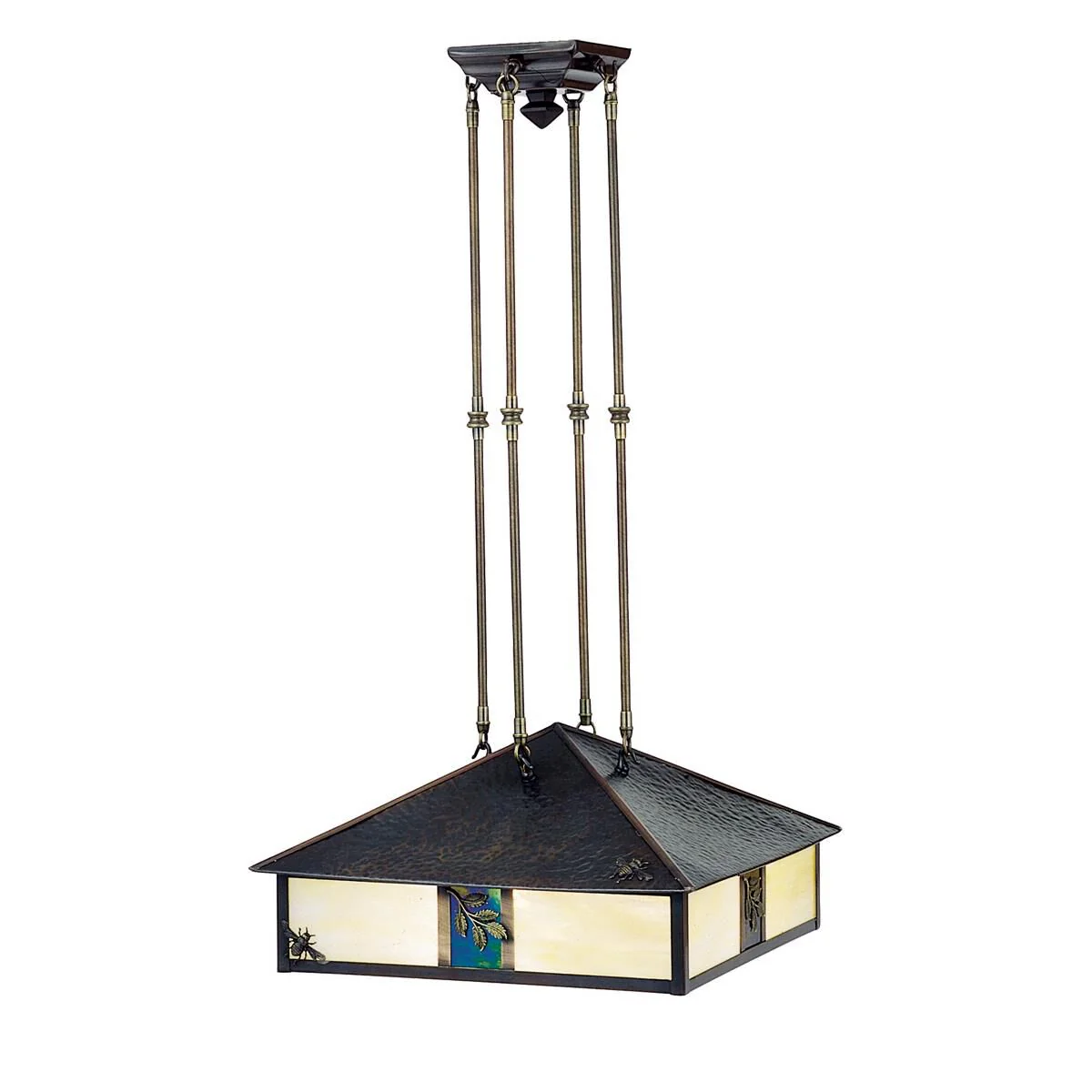 Meyda Lighting Seneca Single Branch Leaf 247 Inch Large Pendant Cp42534 - Image 1