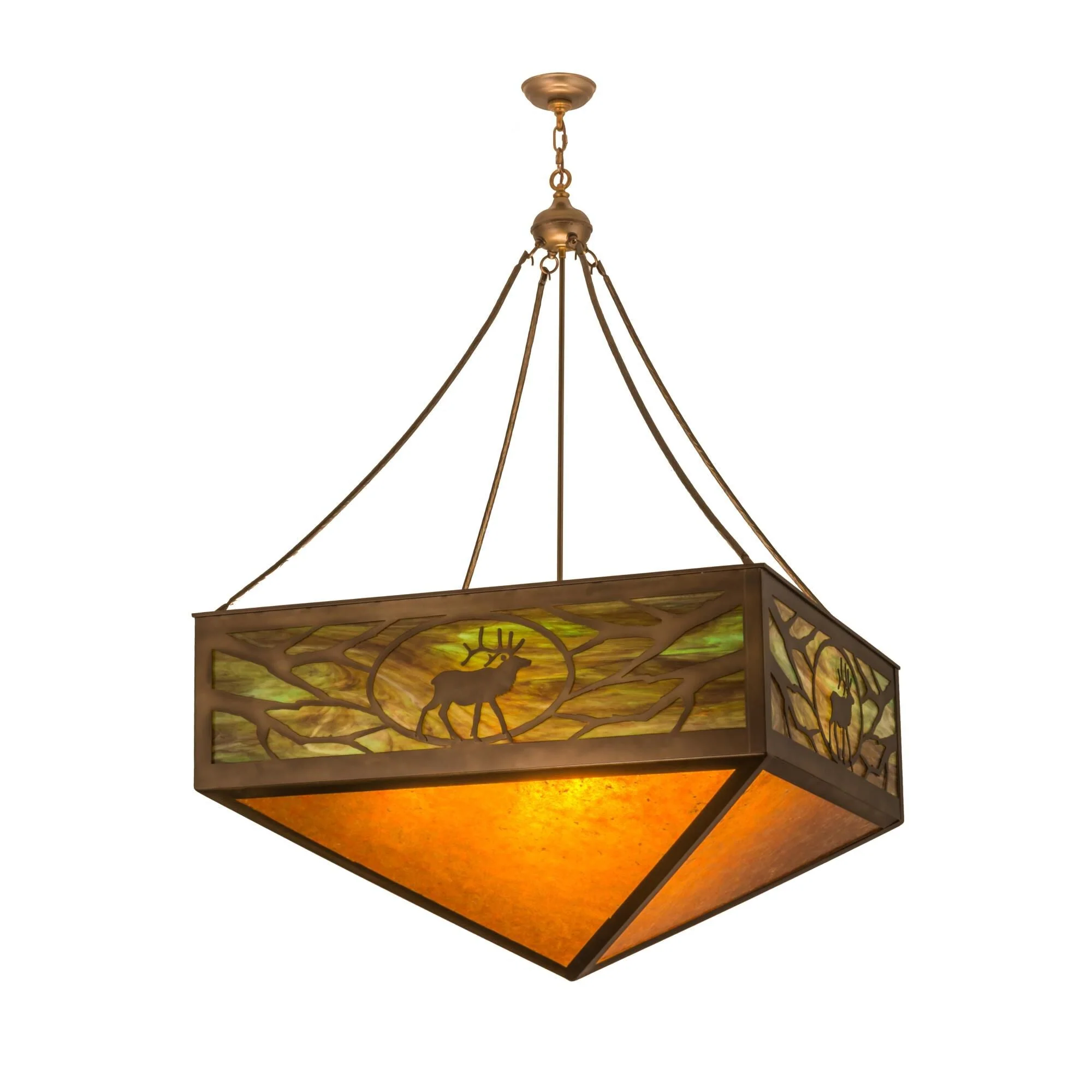 Meyda Lighting Lone Elk 51 Inch Large Pendant Cp44315 - Image 1