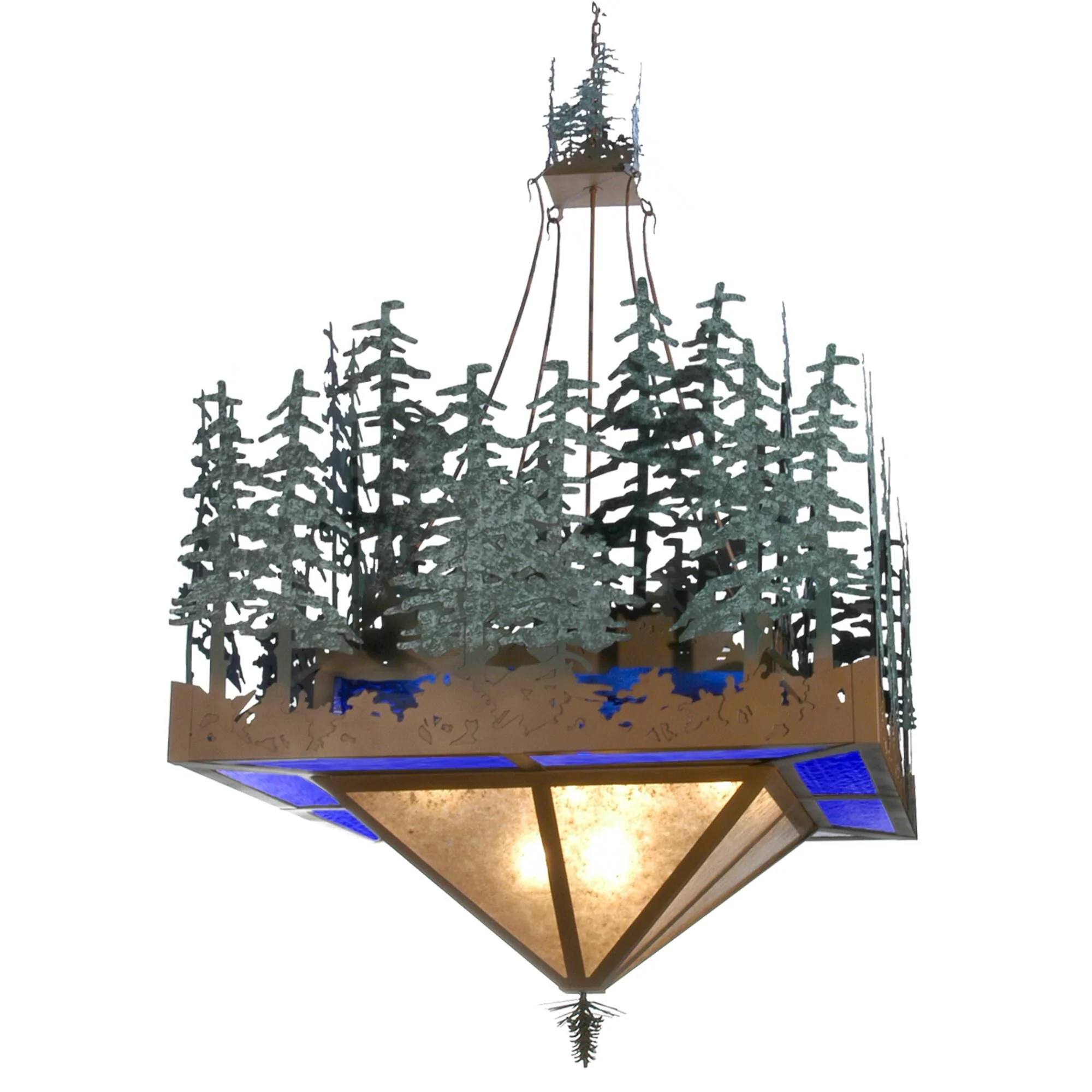 Meyda Lighting Pine Lake 85 Inch Large Pendant Cp44907 - Image 1