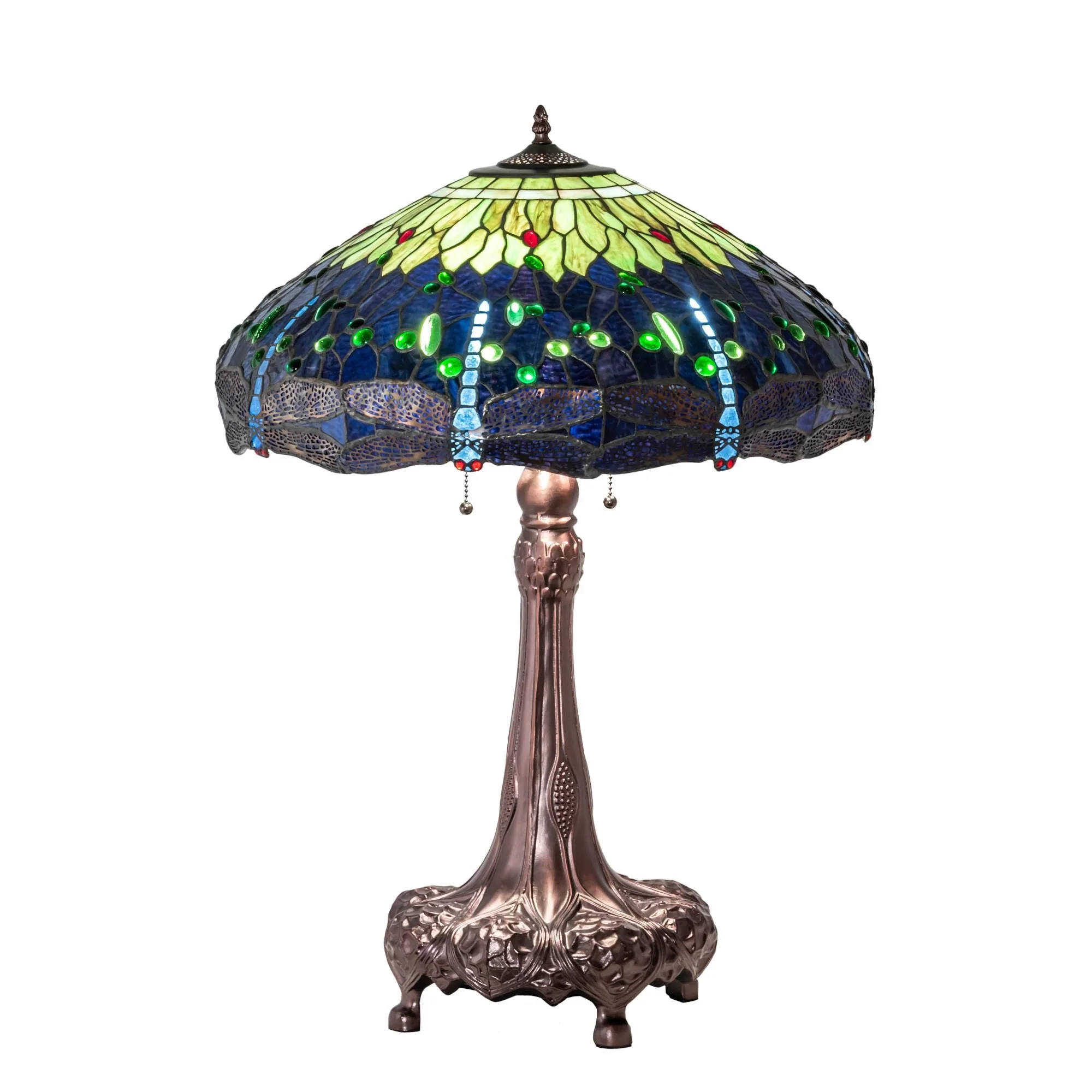 Meyda Lighting Tiffany Hanginghead Dragonfly 31 Inch Table Lamp Cp189013 - Image 1