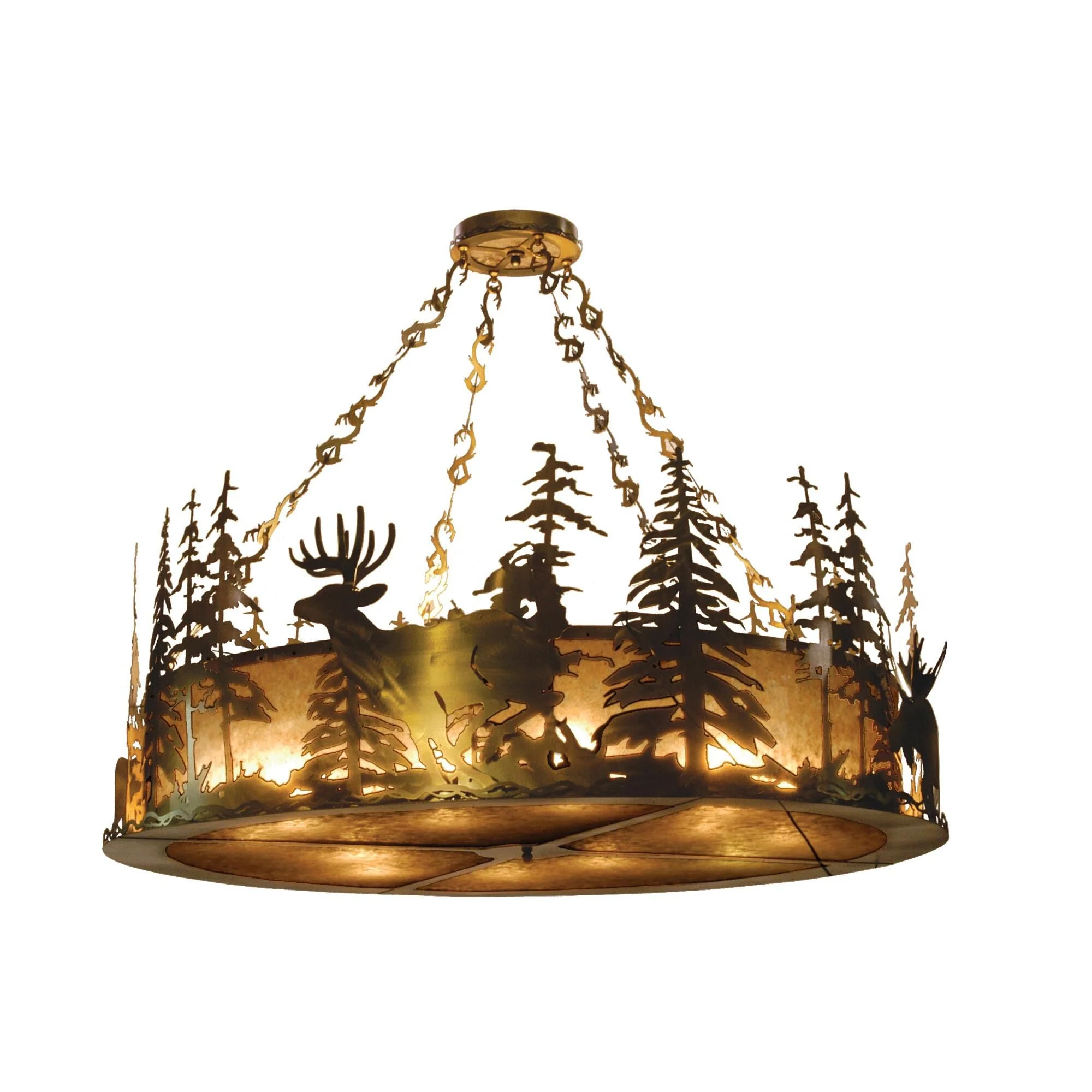 Meyda Lighting Wildlife At Dusk 78 Inch Large Pendant Cp51629 - Image 1