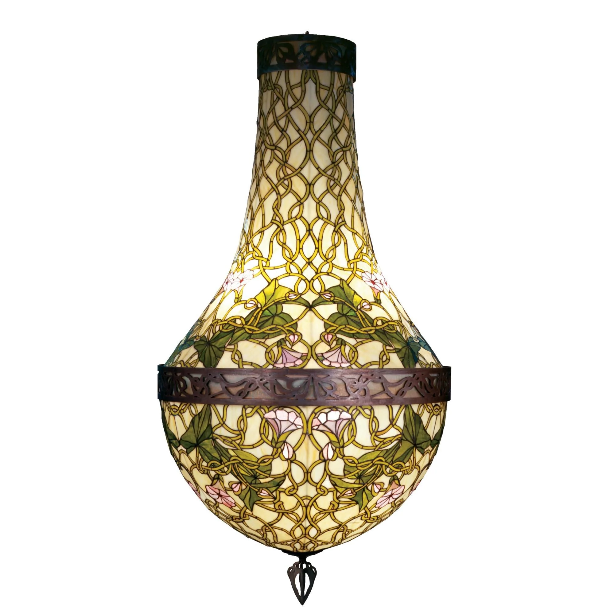 Meyda Lighting Grand Morning Glory 35 Inch Large Pendant Cp58866 - Image 1