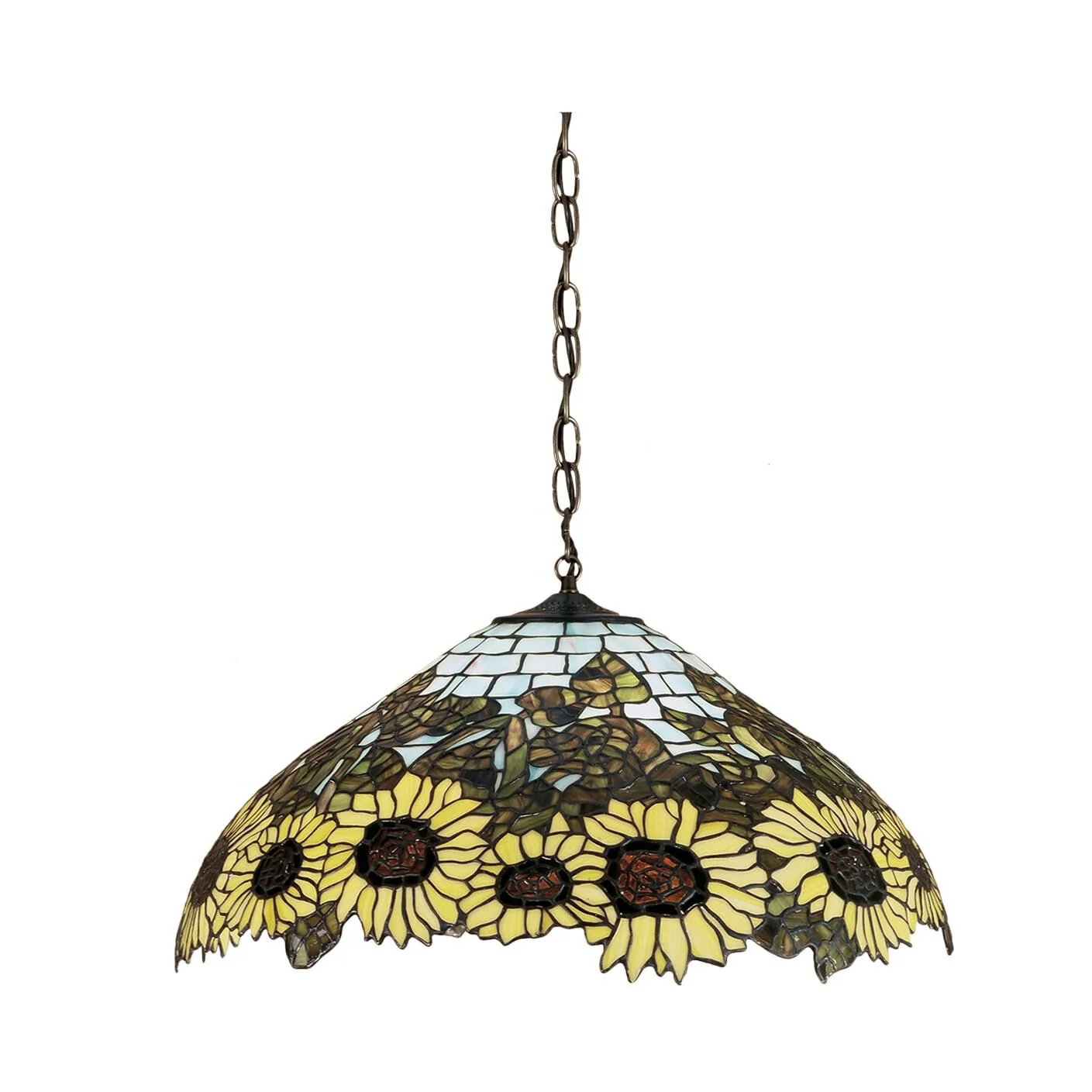 Meyda Lighting Wild Sunflower 22 Inch Large Pendant Cp71067 - Image 1