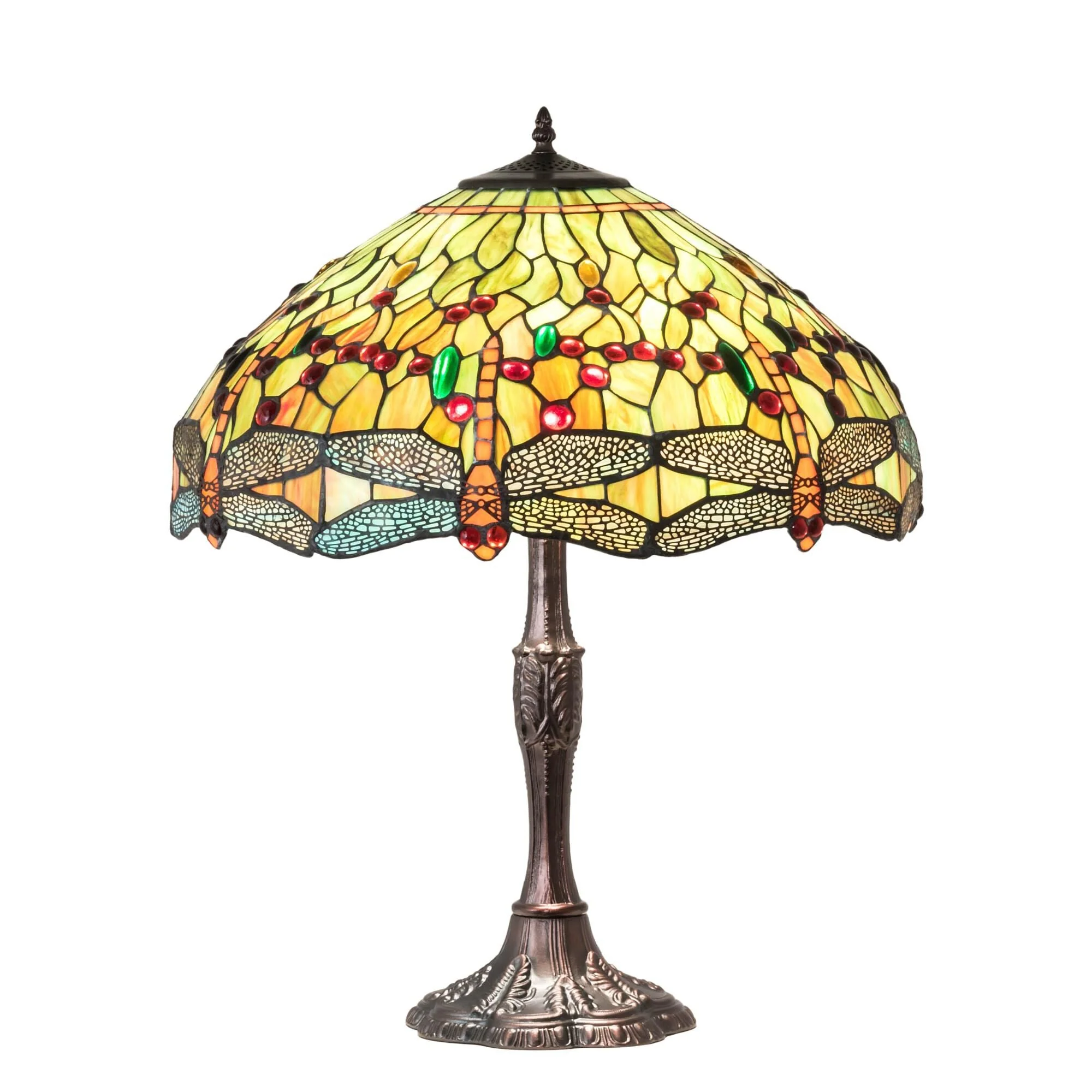 Meyda Lighting Tiffany Hanginghead Dragonfly 26 Inch Table Lamp Cp746409 - Image 1