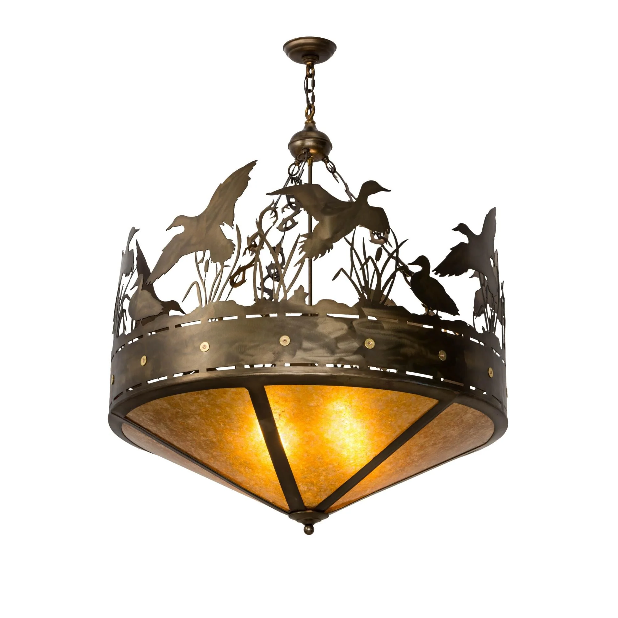 Meyda Lighting Ducks In Flight 36 Inch Large Pendant Cp74611 - Image 1