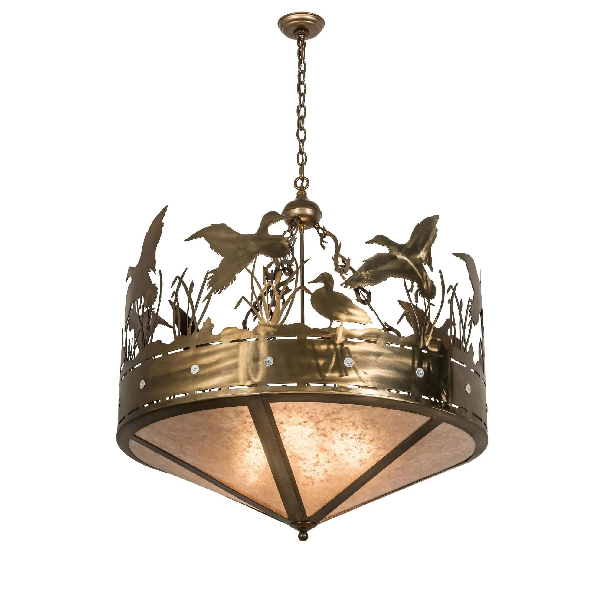 Meyda Lighting Ducks In Flight 36 Inch Large Pendant Cp74631 - Image 1