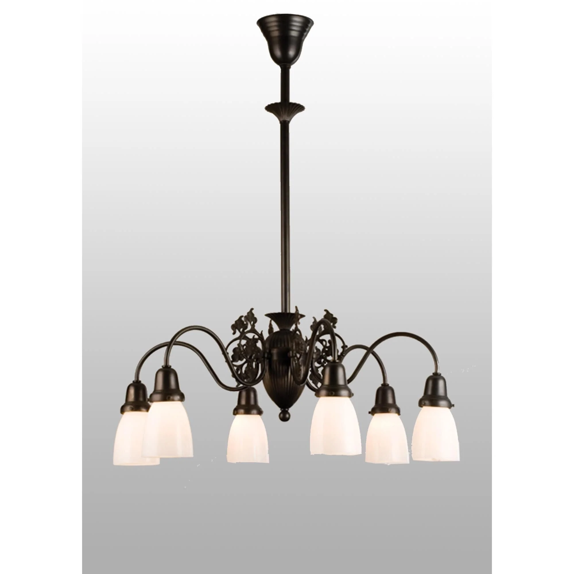 Meyda Lighting Binghamton Goblet 28 Inch 6 Light Chandelier Cp75541 - Image 1