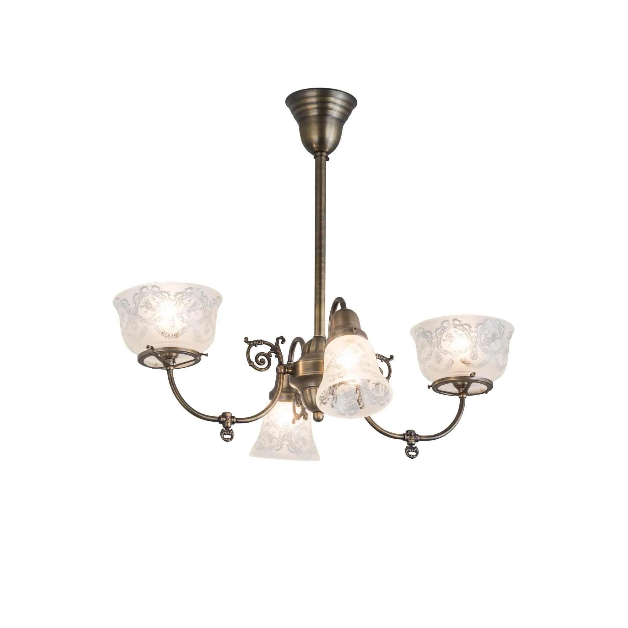 Meyda Lighting Auburn Wreath And Garland 28 Inch 4 Light Mini Chandelier Cp75675 - Image 1