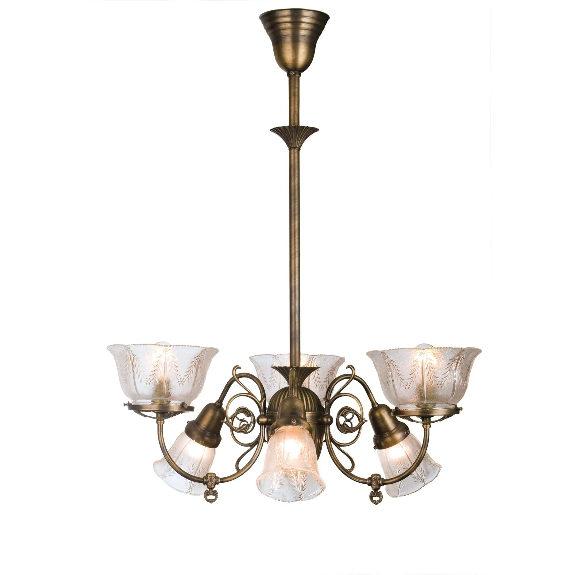 Meyda Lighting Bleeker Wheat Gas 26 Inch 6 Light Chandelier Cp75676 - Image 1