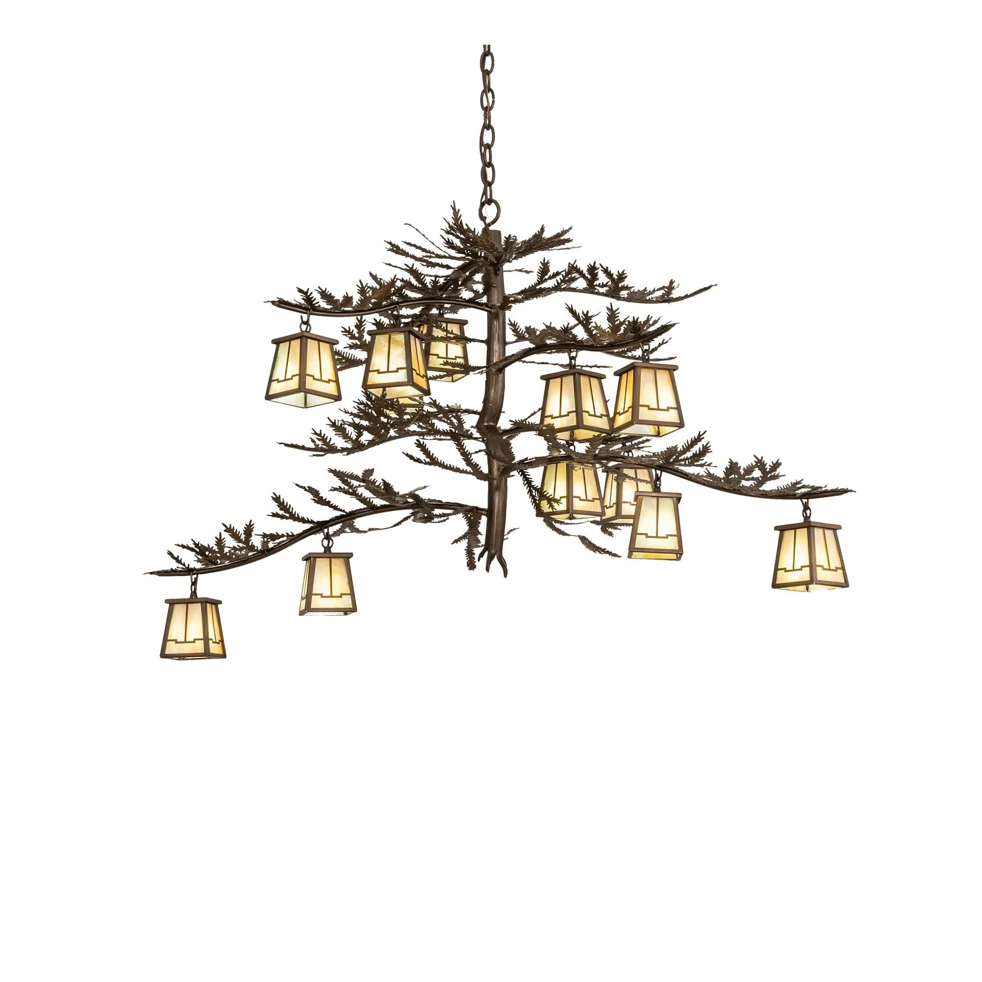 Meyda Lighting Pine Branch Valley View 48 Inch 12 Light Chandelier Cp75878 - Image 1