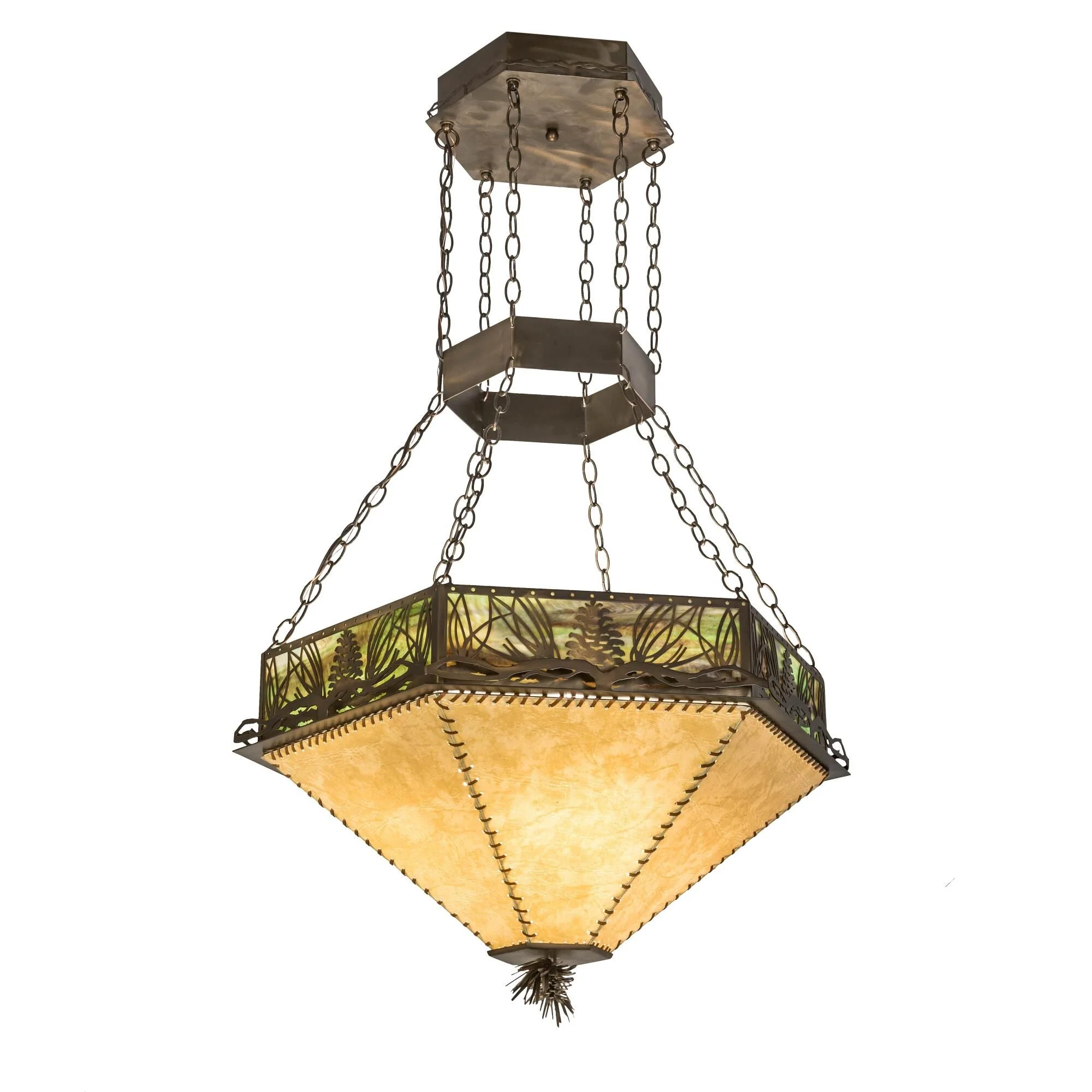 Meyda Lighting Mountain Pine 32 Inch Large Pendant Cp76848 - Image 1