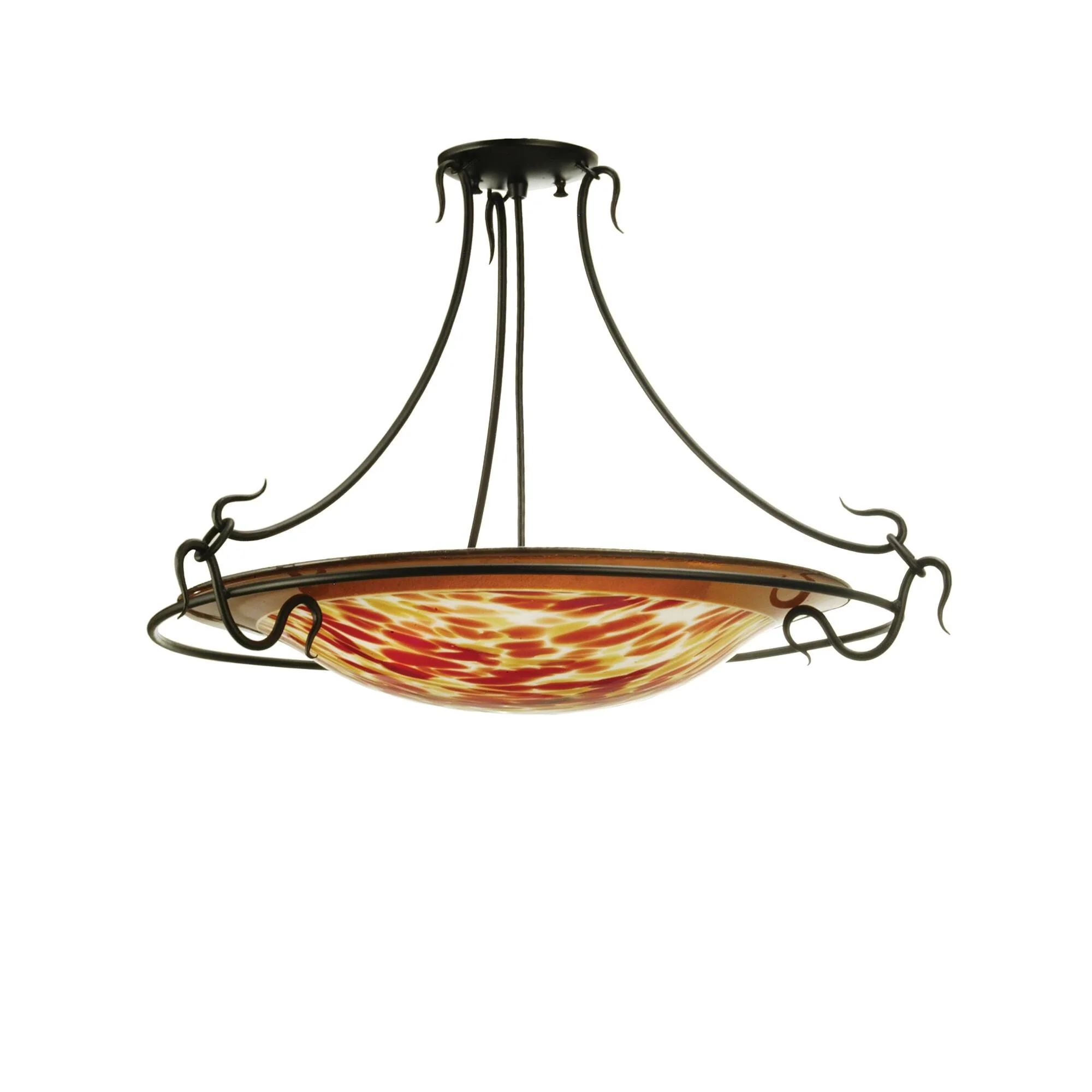 Meyda Lighting Topazio 30 Inch 3 Light Semi Flush Mount Cp77845 - Image 1