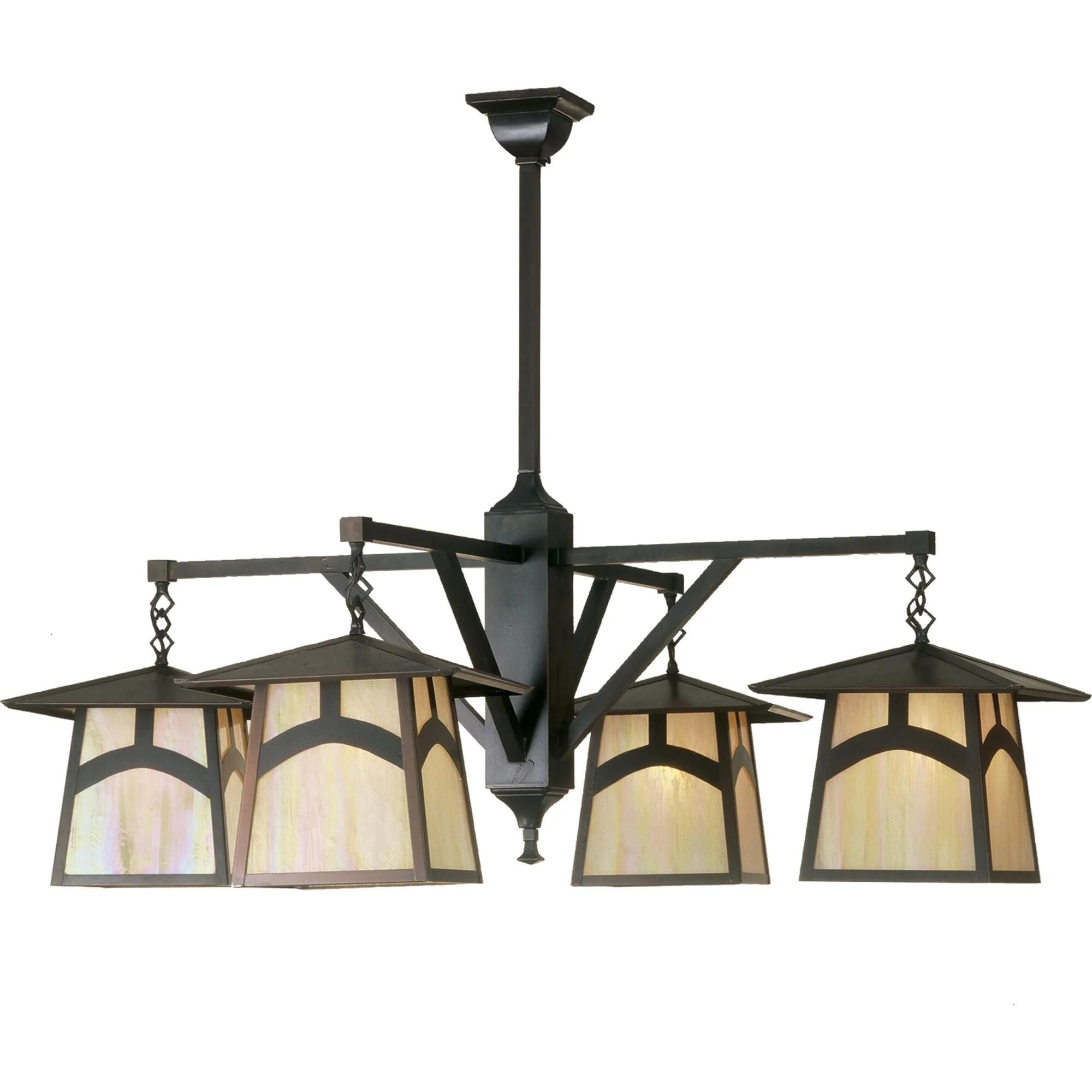 Meyda Lighting Stillwater Hill Top 47 Inch 4 Light Chandelier Cp78225 - Image 1