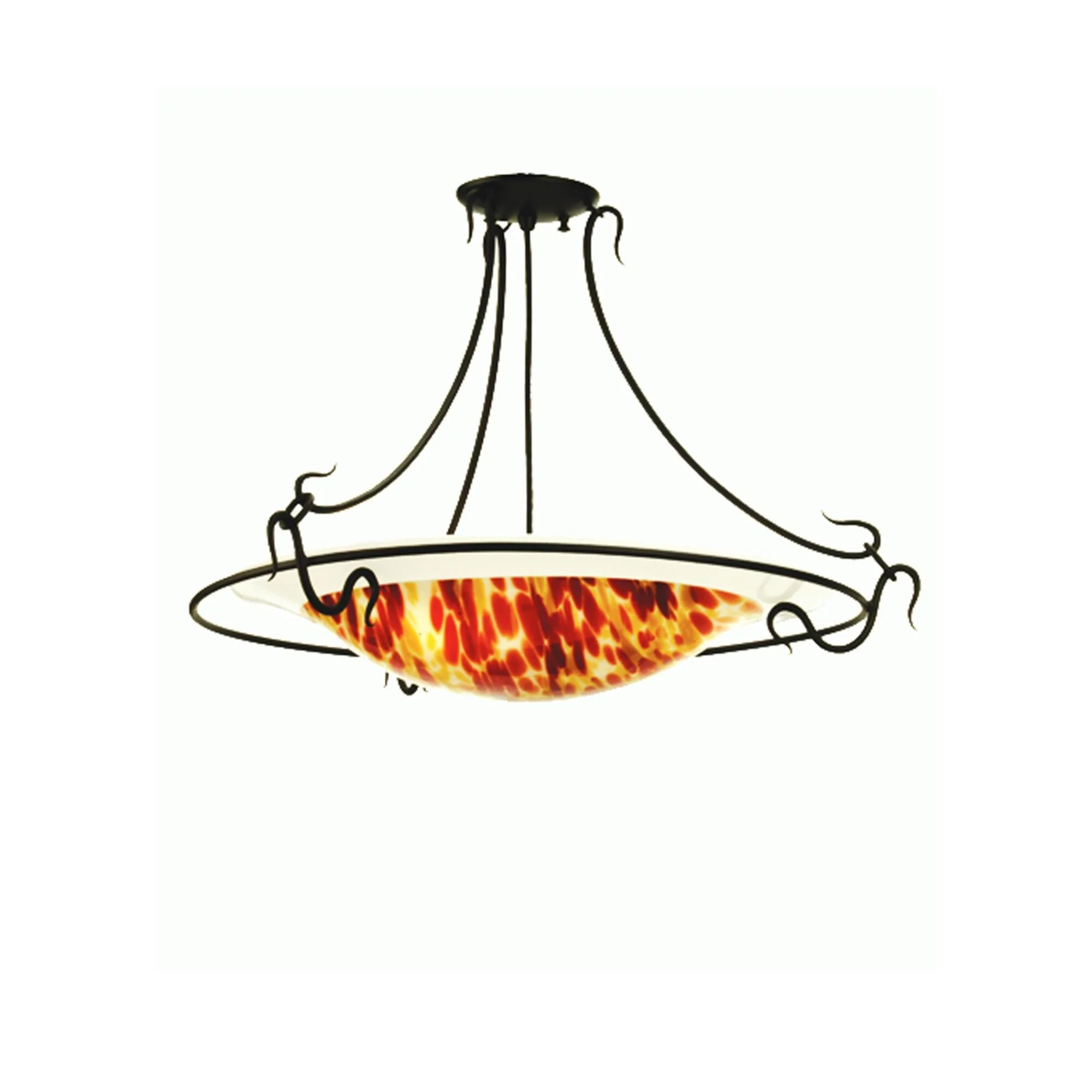 Meyda Lighting Il Piatto Dolce 30 Inch 3 Light Semi Flush Mount Cp78552 - Image 1
