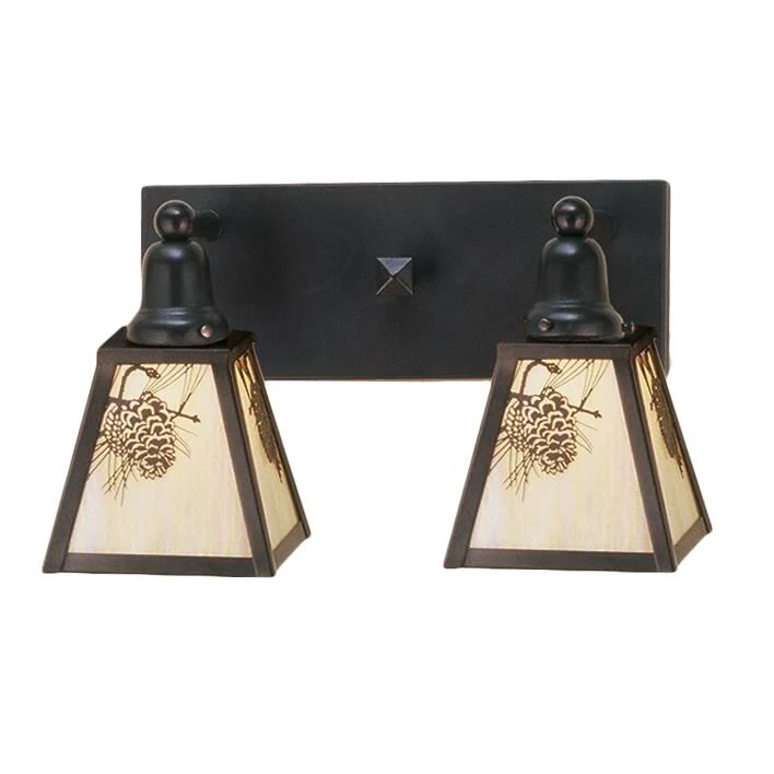 Meyda Lighting Winter Pine 17 Inch 2 Light Bath Vanity Light Cp78615 - Image 1