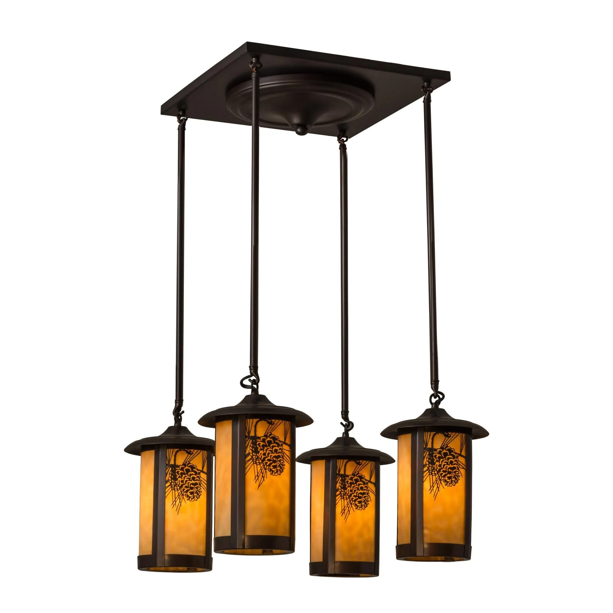 Meyda Lighting 27 Inch 4 Light Semi Flush Mount Cp252799 - Image 1