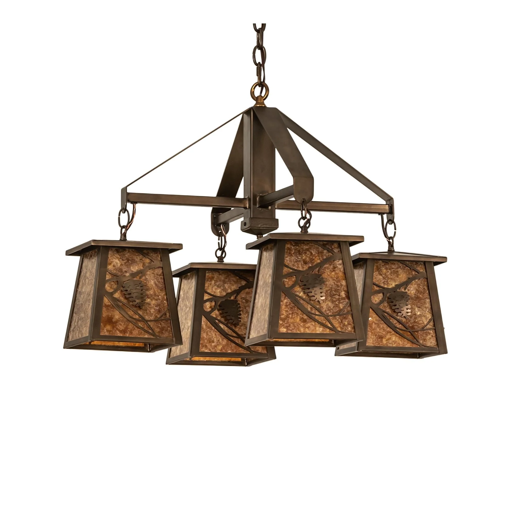 Meyda Lighting Whispering Pines 28 Inch 4 Light Chandelier Cp779767 - Image 3