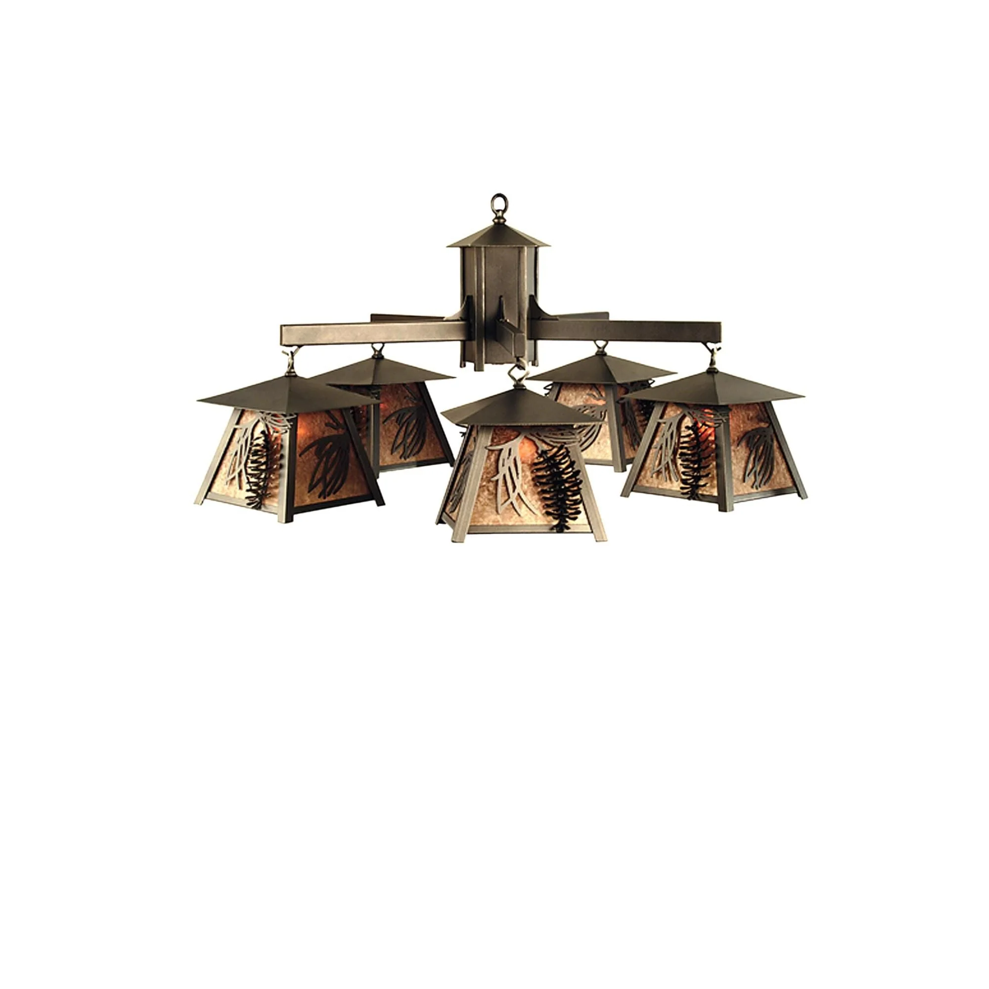 Meyda Lighting Scotch Pine 40 Inch 5 Light Chandelier Cp93156 - Image 1