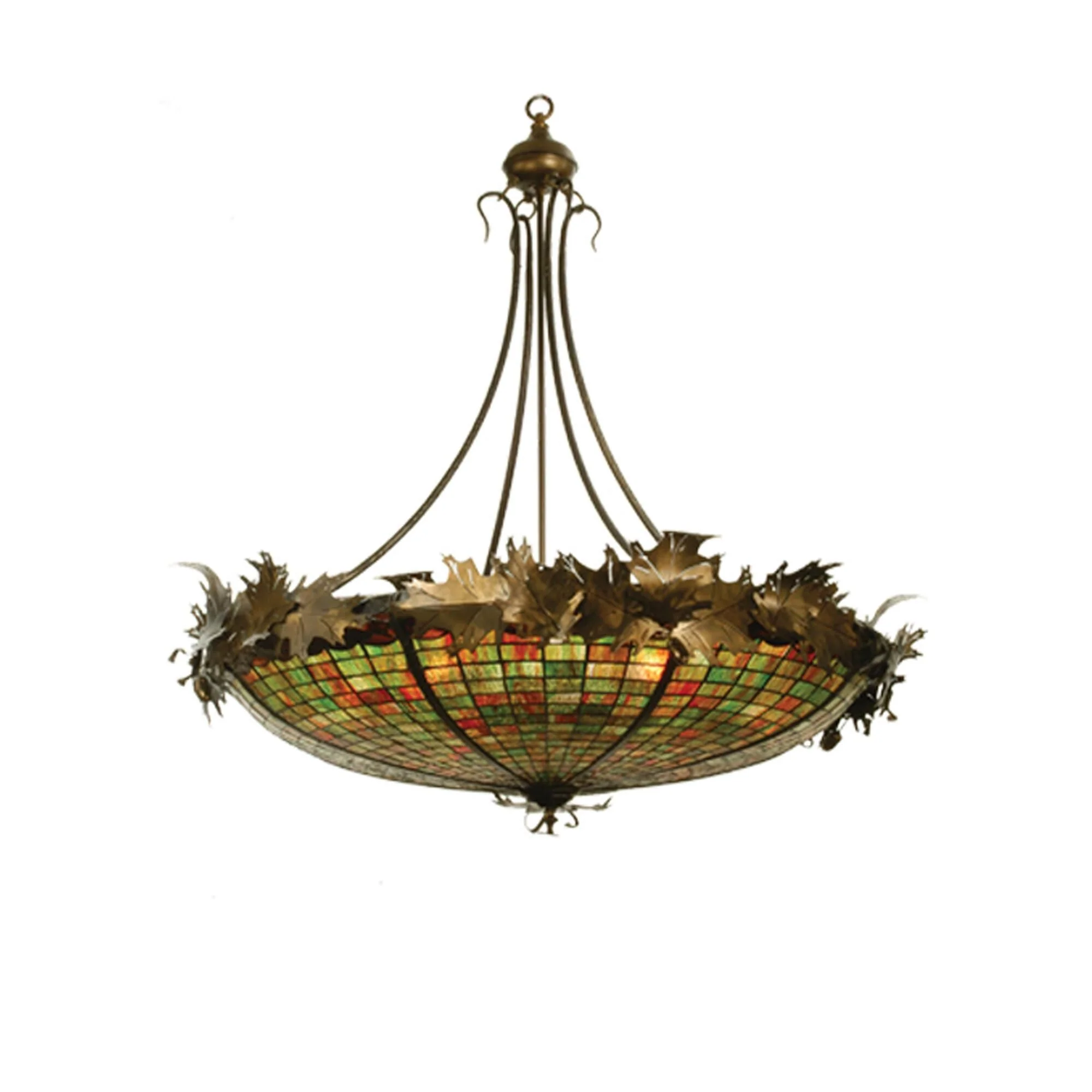 Meyda Lighting Greenbriar Oak 52 Inch Large Pendant Cp93550 - Image 1