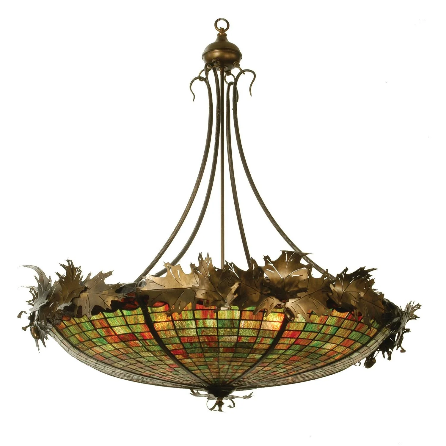 Meyda Lighting Greenbriar Oak 46 Inch Large Pendant Cp93565 - Image 1