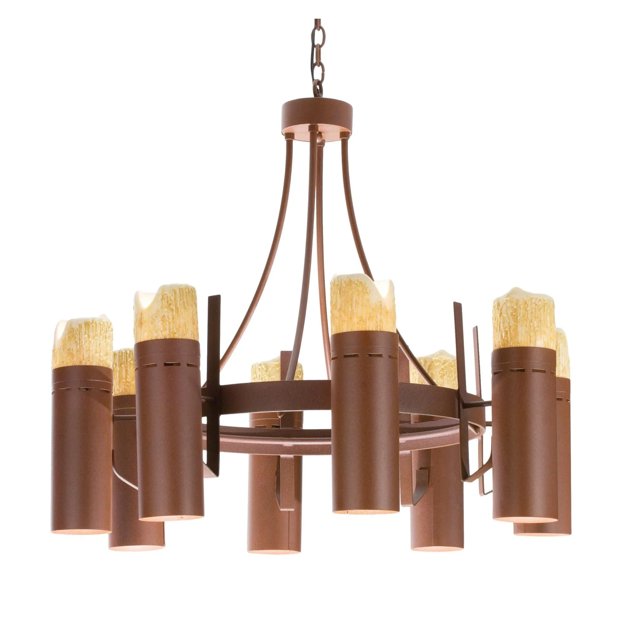 Meyda Lighting Candle Drop 36 Inch 8 Light Chandelier Cp93659 - Image 1