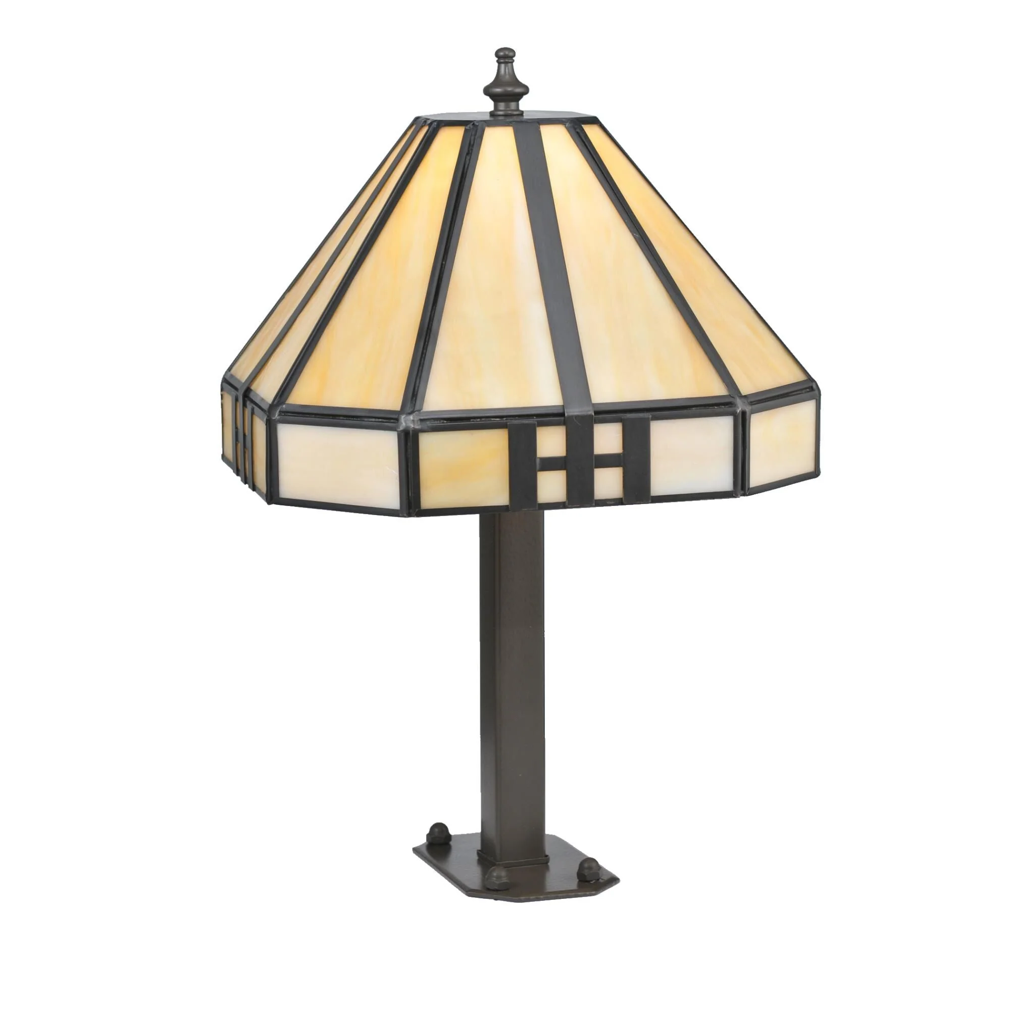 Meyda Lighting Geometric Newel 15 Inch Accent Lamp Cp94053 - Image 1
