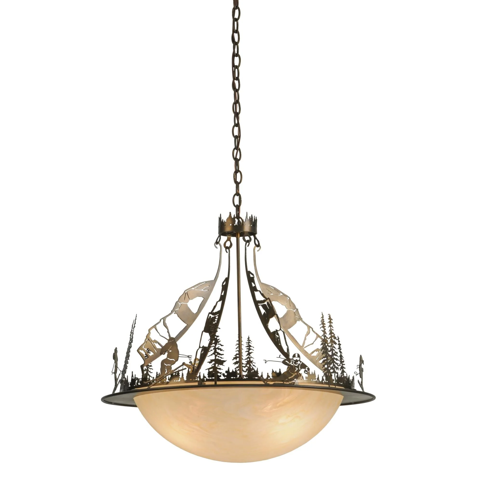 Meyda Lighting Skier 30 Inch Large Pendant Cp97153 - Image 1